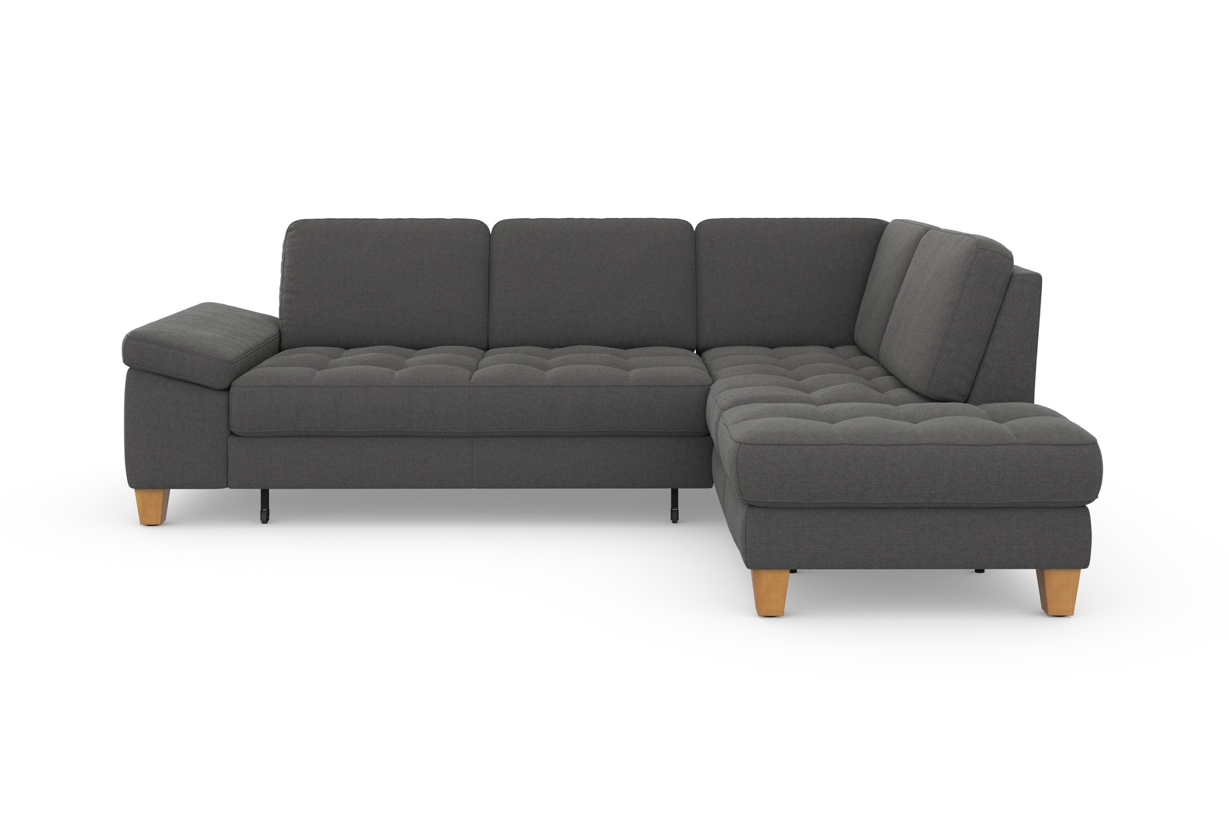 sit&more Ecksofa »Westham L-Form«, mit Ottomane, mit oder ohne Bettfunktion, Bettkasten, Verstellung