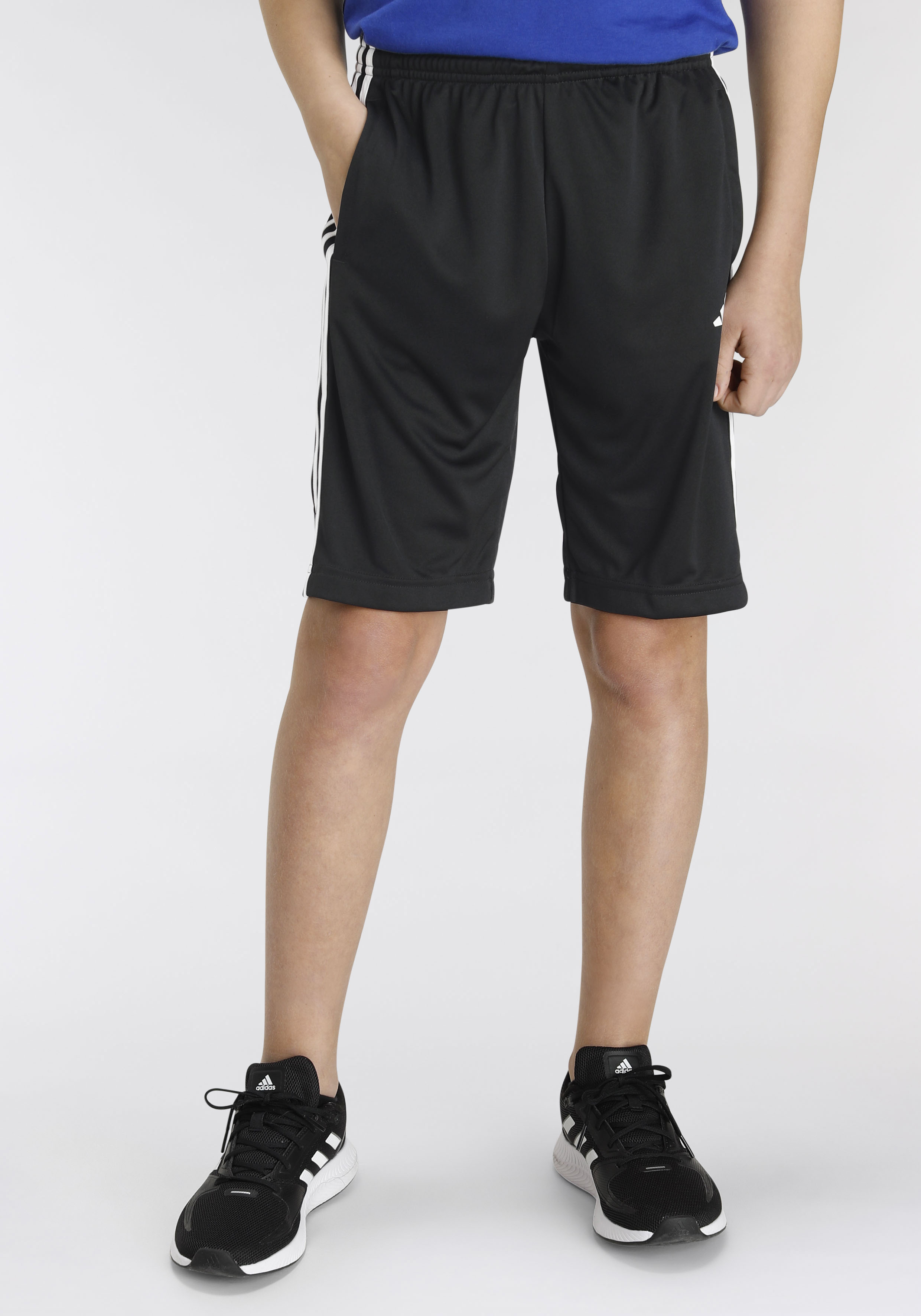 Adidas Sportswear Shorts »TRAIN ESSENTIALS AEROREADY 3-STREIFEN REGULAR-FIT« in schwarz-weiß, Größe 164