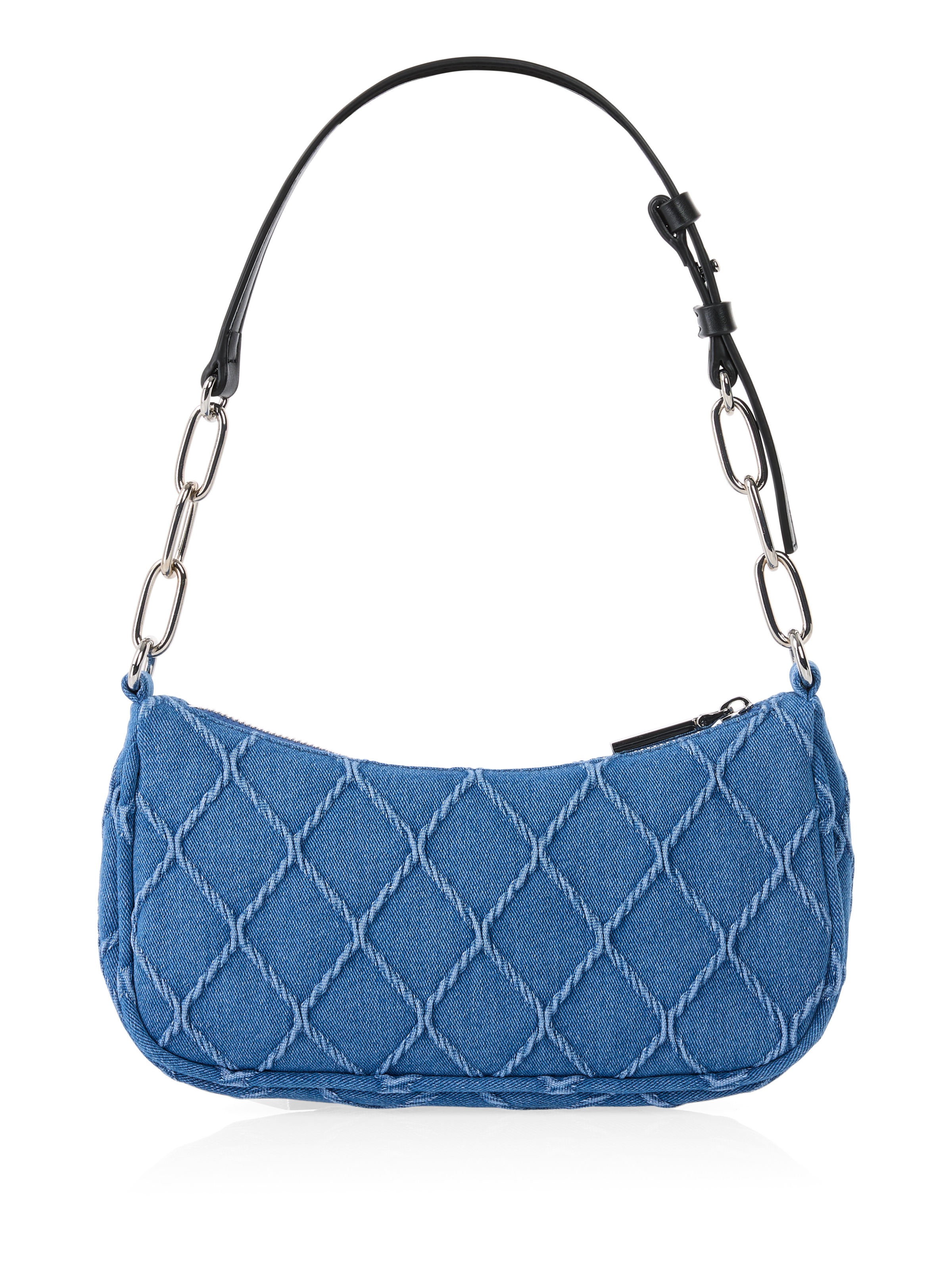 Marc Cain Schultertasche »Sports Logomania«, Handtasche, Abendtasche mit modischer Ziersteppung und Glitzer