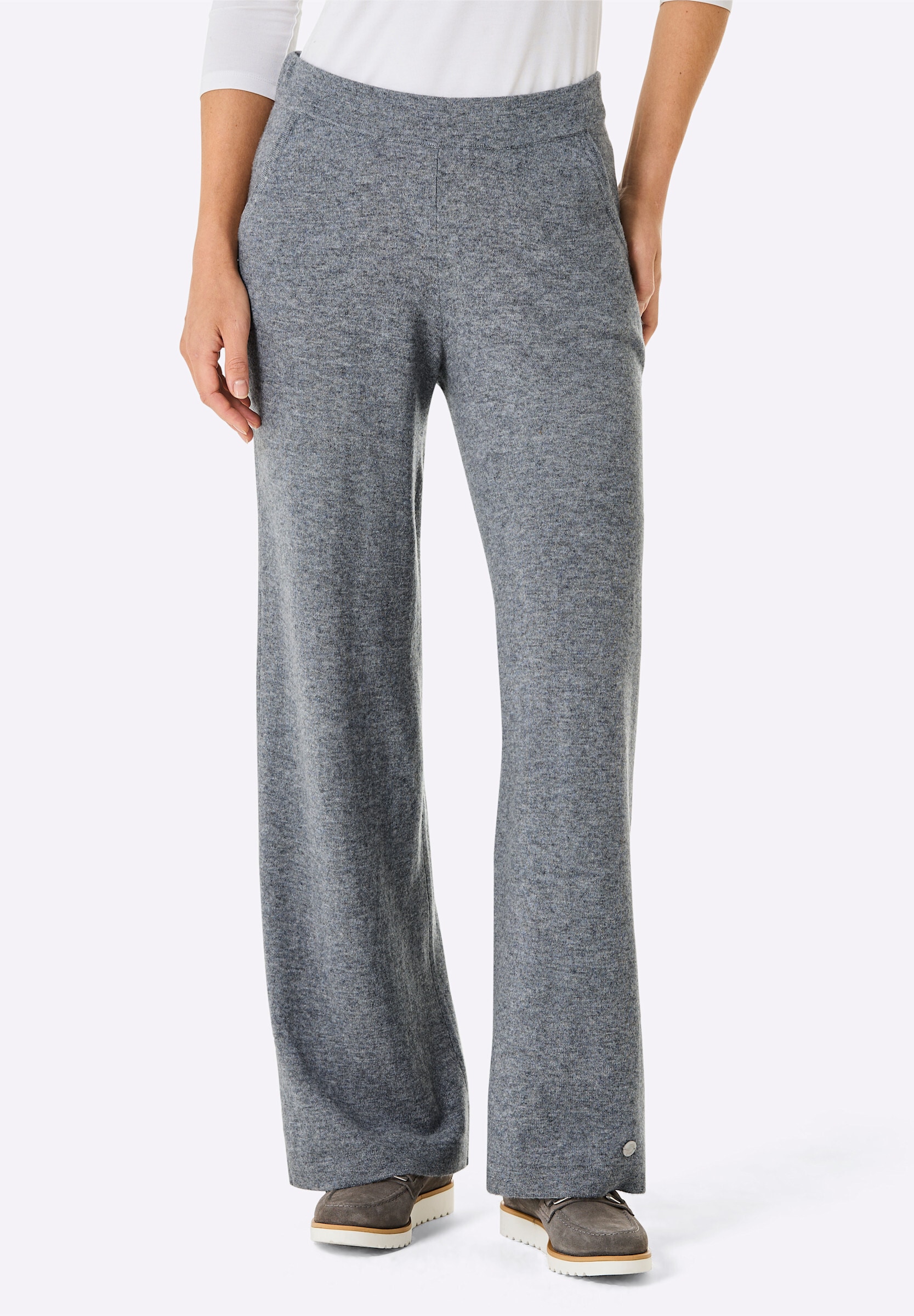 creation L Schlupfhose »Kaschmir-Merino-Strickhose Strickhose mit 90% Schurwolle und 10% Kaschmir«
