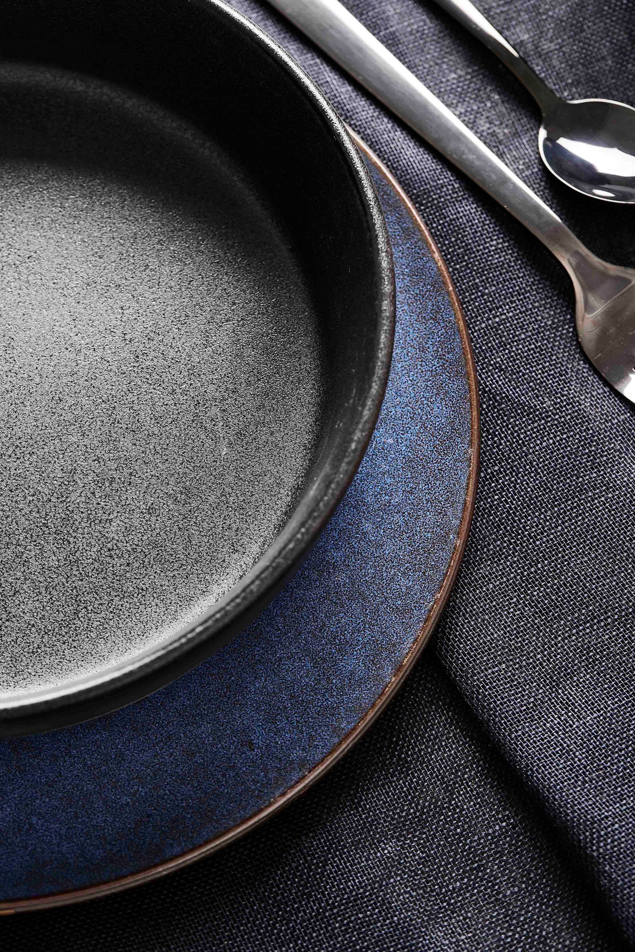 aida RAW Suppenteller »RAW«, (Set, 6 St.), Steinzeug, Ø 19 cm
