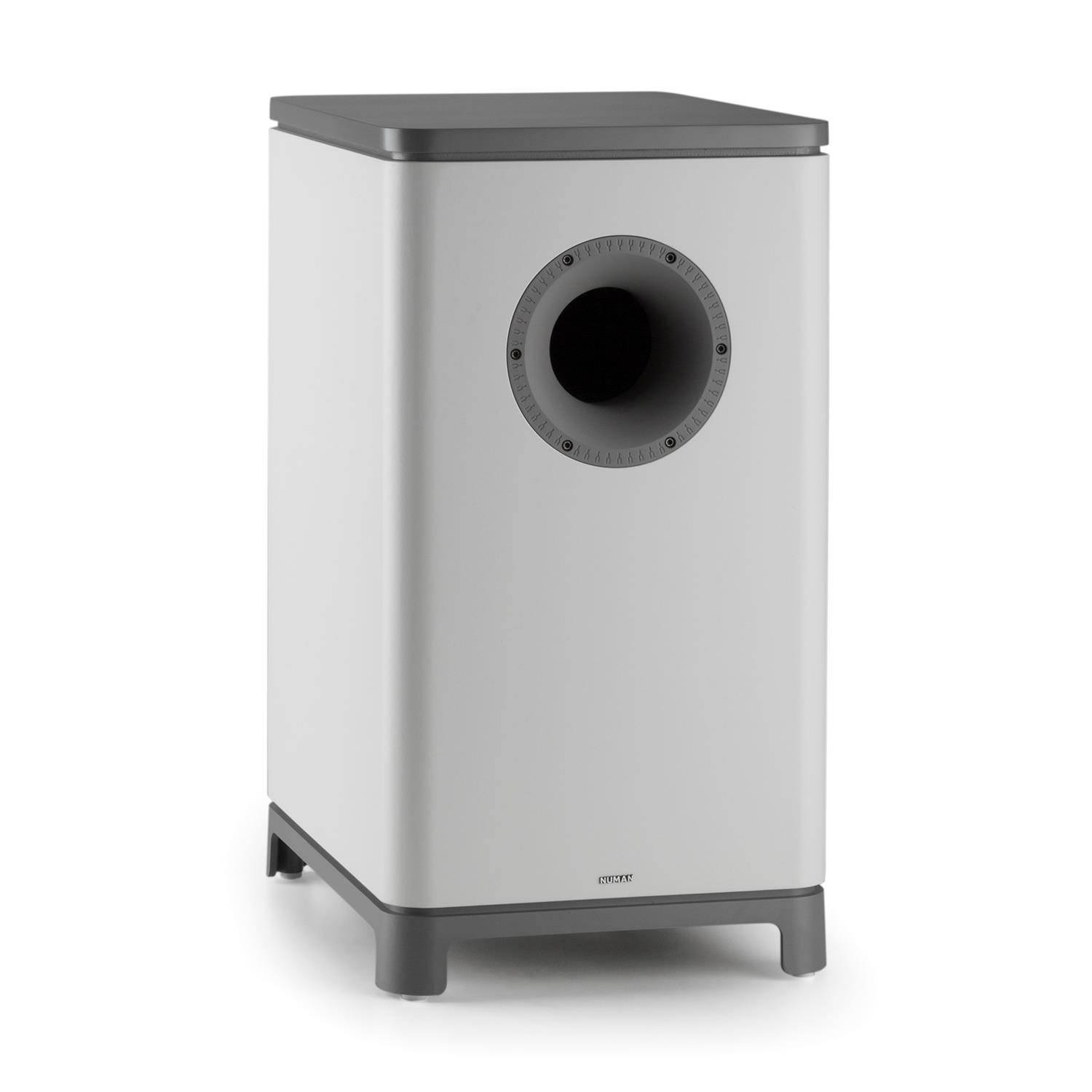 NUMAN Aktiv-Subwoofer 25 cm (10) hellgrau