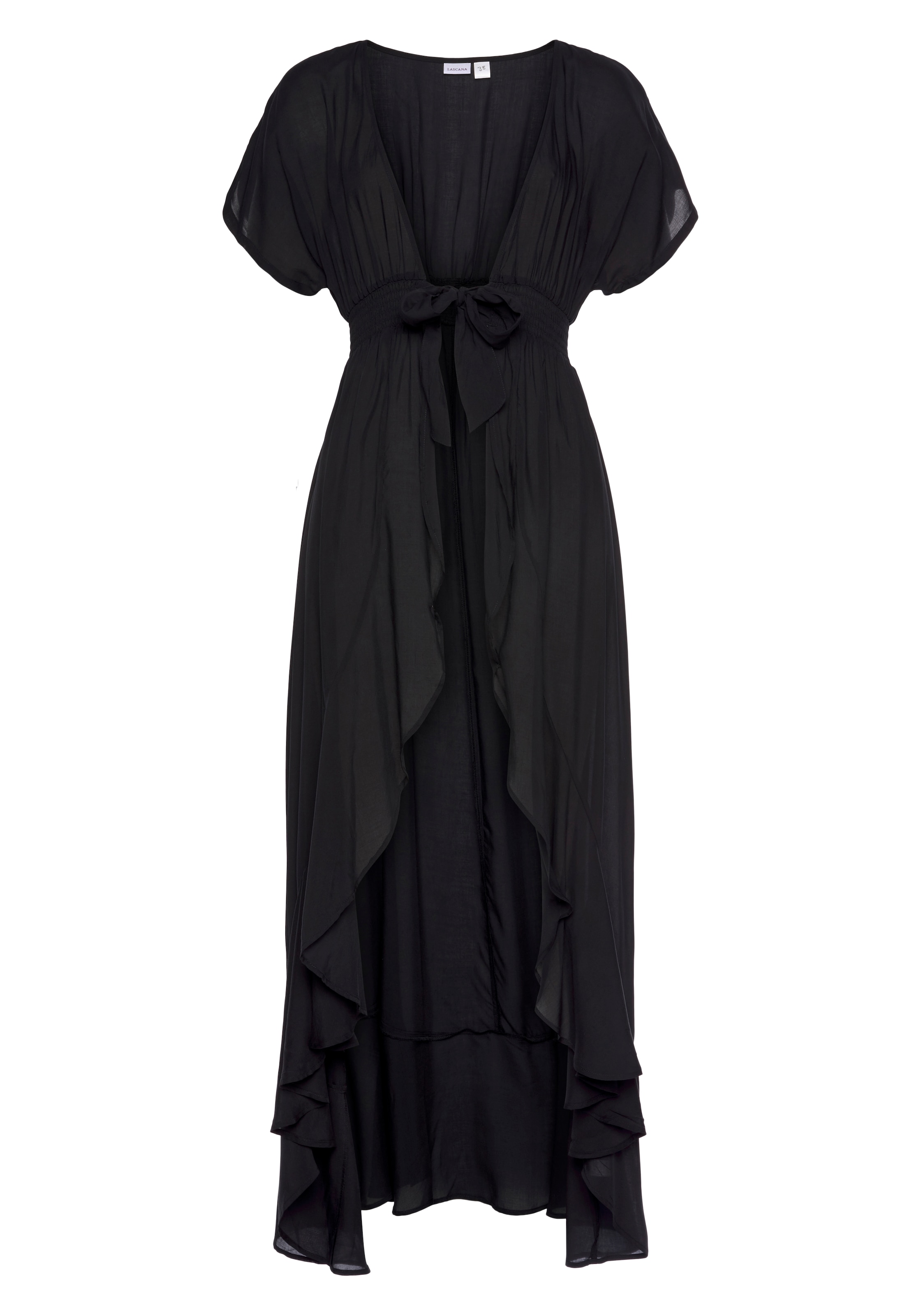 LASCANA Strandkleid mit Bändern zum Knoten
