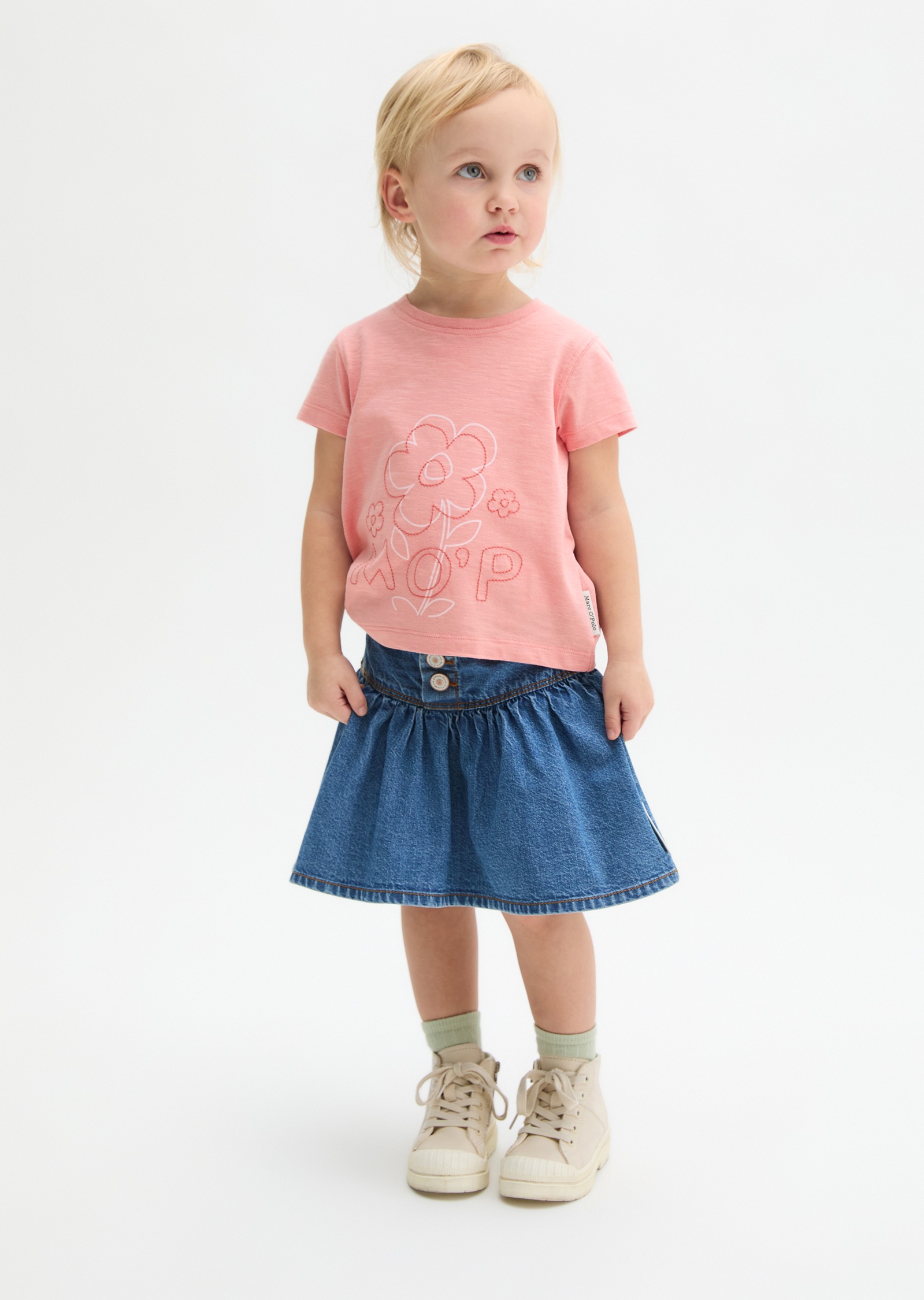 Marc O'Polo Junior T-Shirt modischer Print, normale Passform