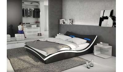 SalesFever Polsterbett, mit LED-Beleuchtung im Kopfteil, Design Bett in moderner Optik kaufen