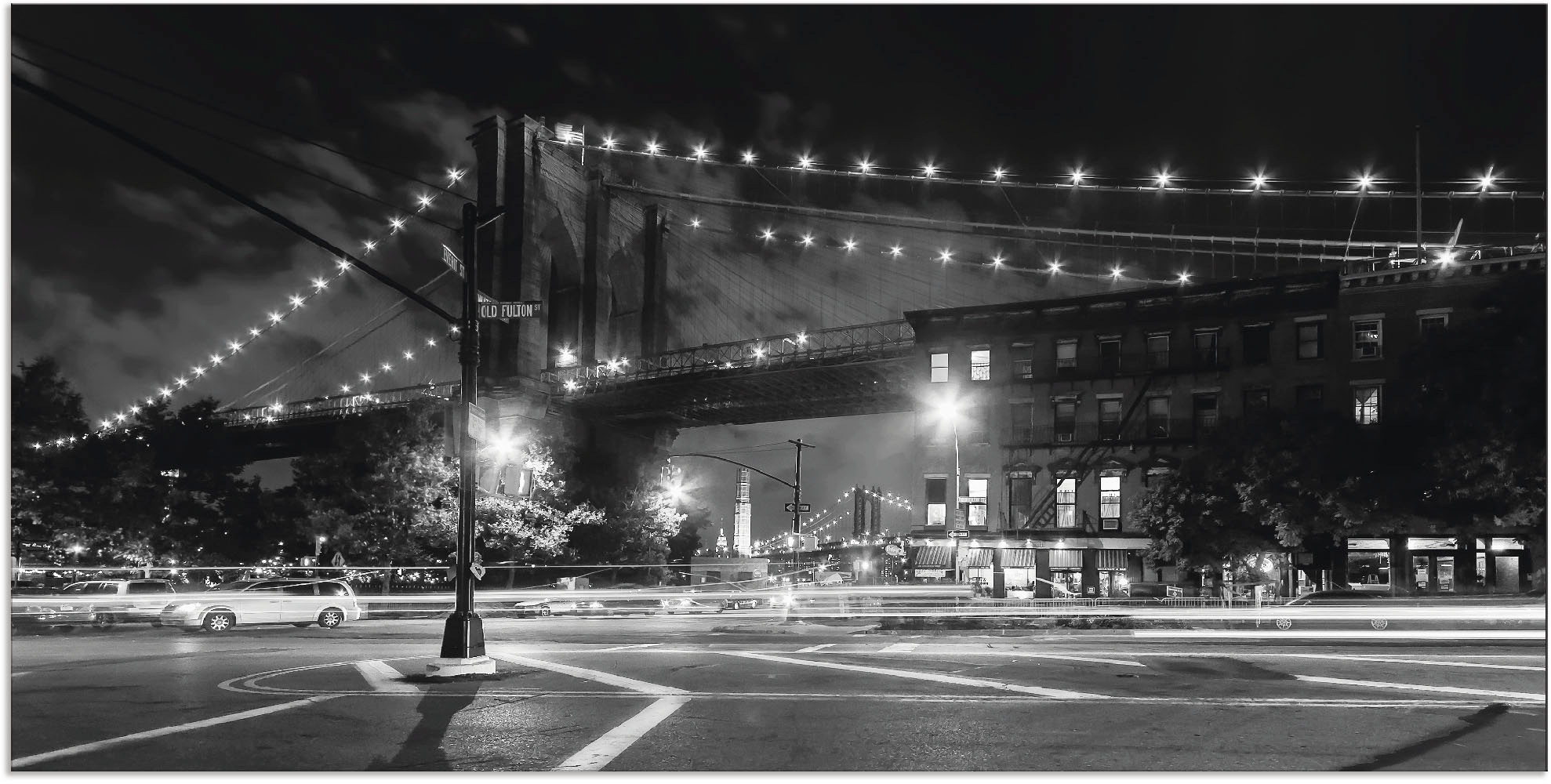 Artland Wandbild »Brooklyn Bridge New York II«, Brücken, (1 St.), als  Alubild, Leinwandbild, Wandaufkleber oder Poster in versch. Größen  bestellen online bei OTTO