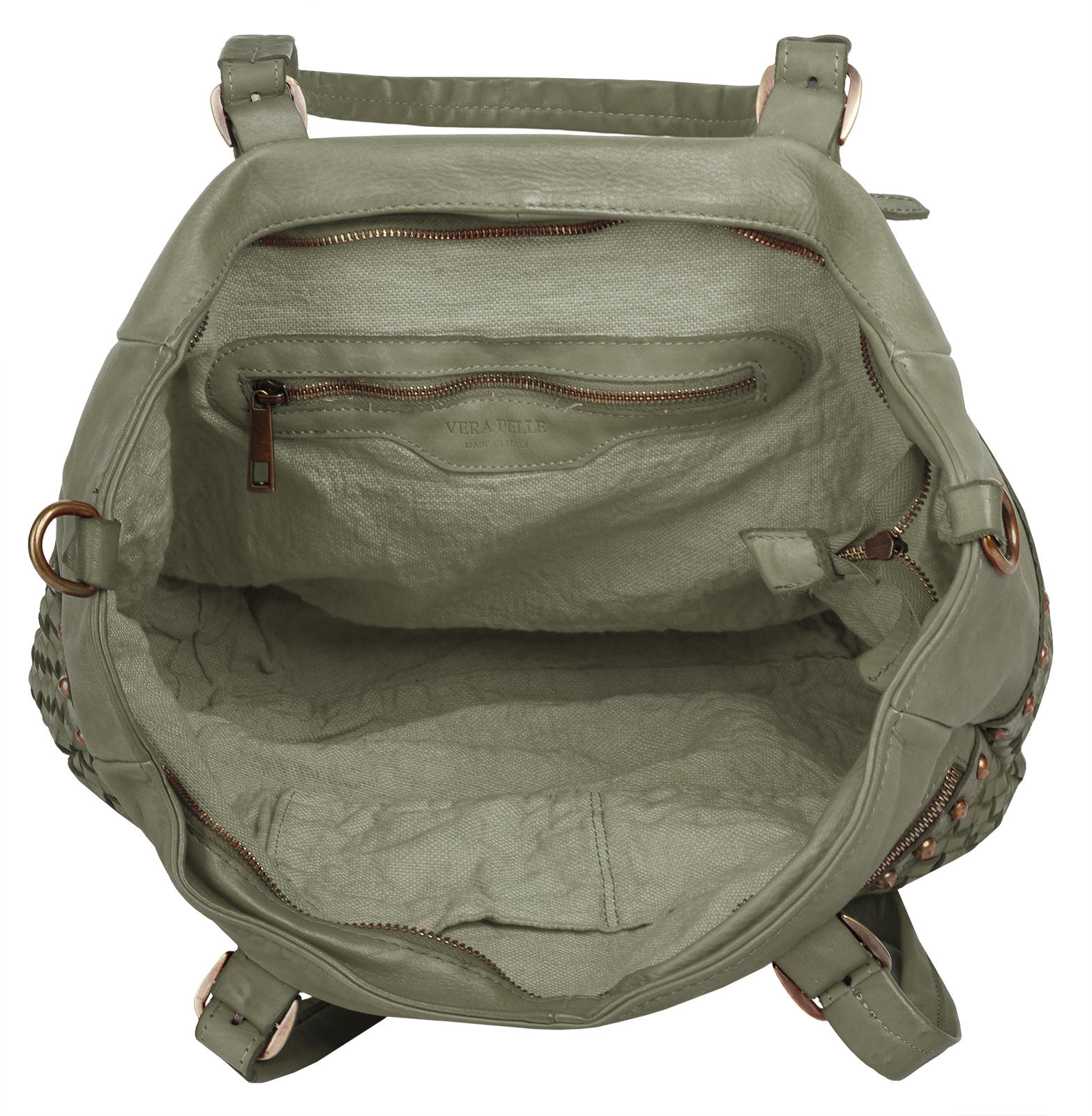 Samantha Look Shopper, echt Leder, Made in Italy