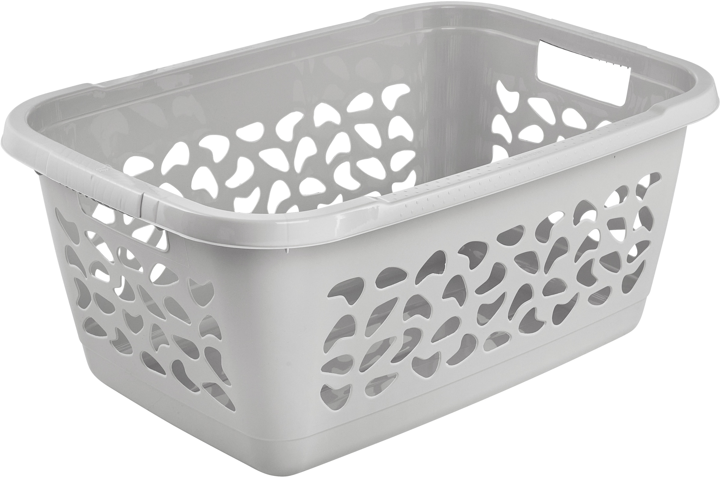 keeeper Wäschekorb »jost, 2er Set, 65 x 44 x 28 cm, 52 l« praktische Griffe, platzsparend ineinander nestbar