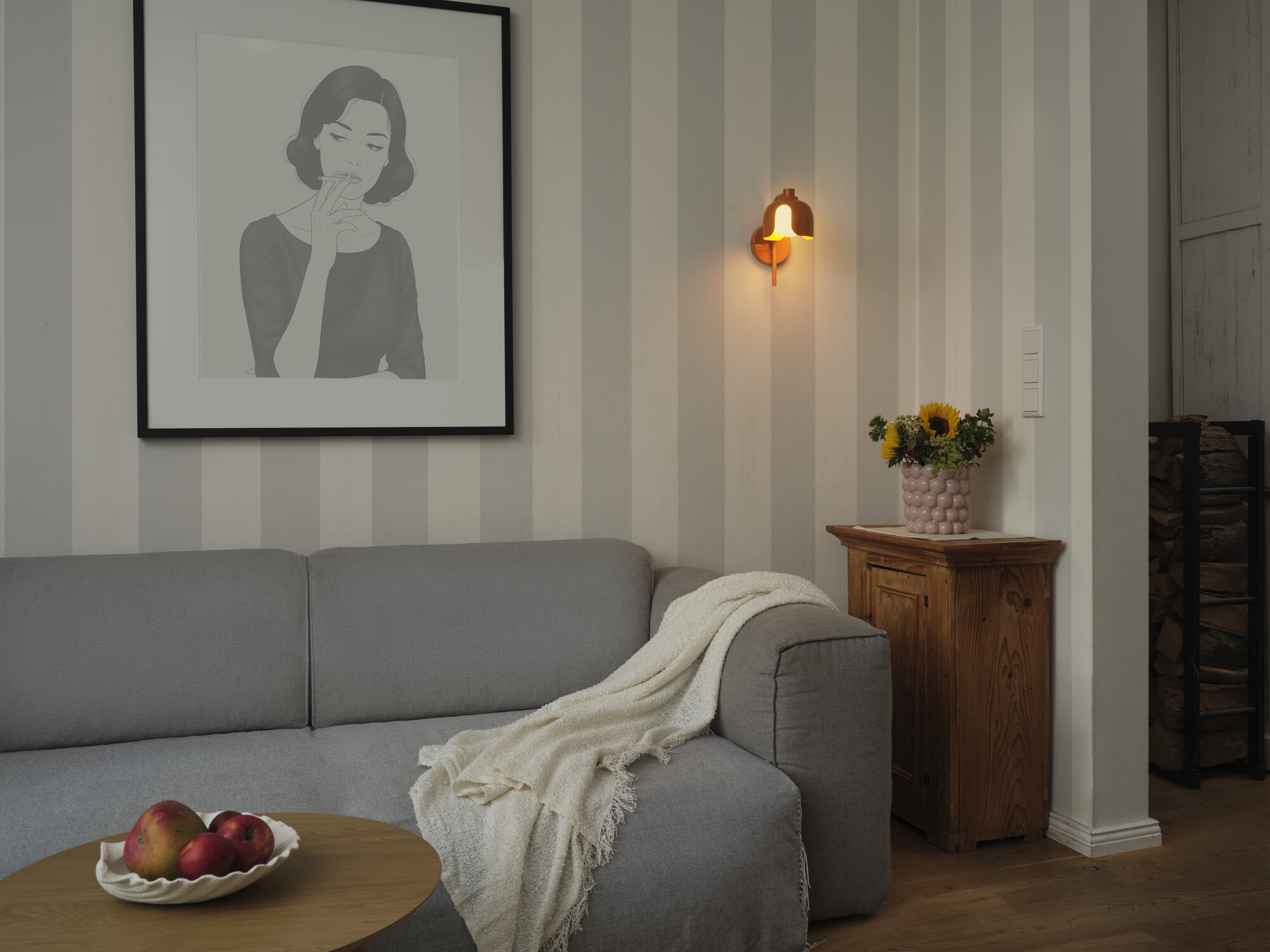 Osram Wandleuchte »Decor Corolle« G9 1 Stk. Fassung G9, Stahl und Glas