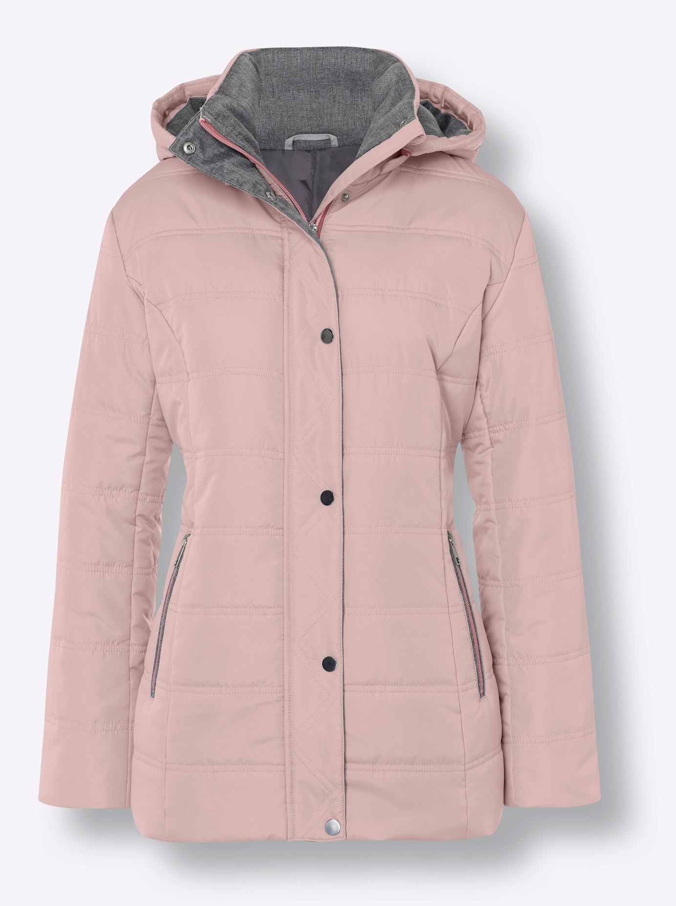 Classic Basics Steppjacke mit Kapuze