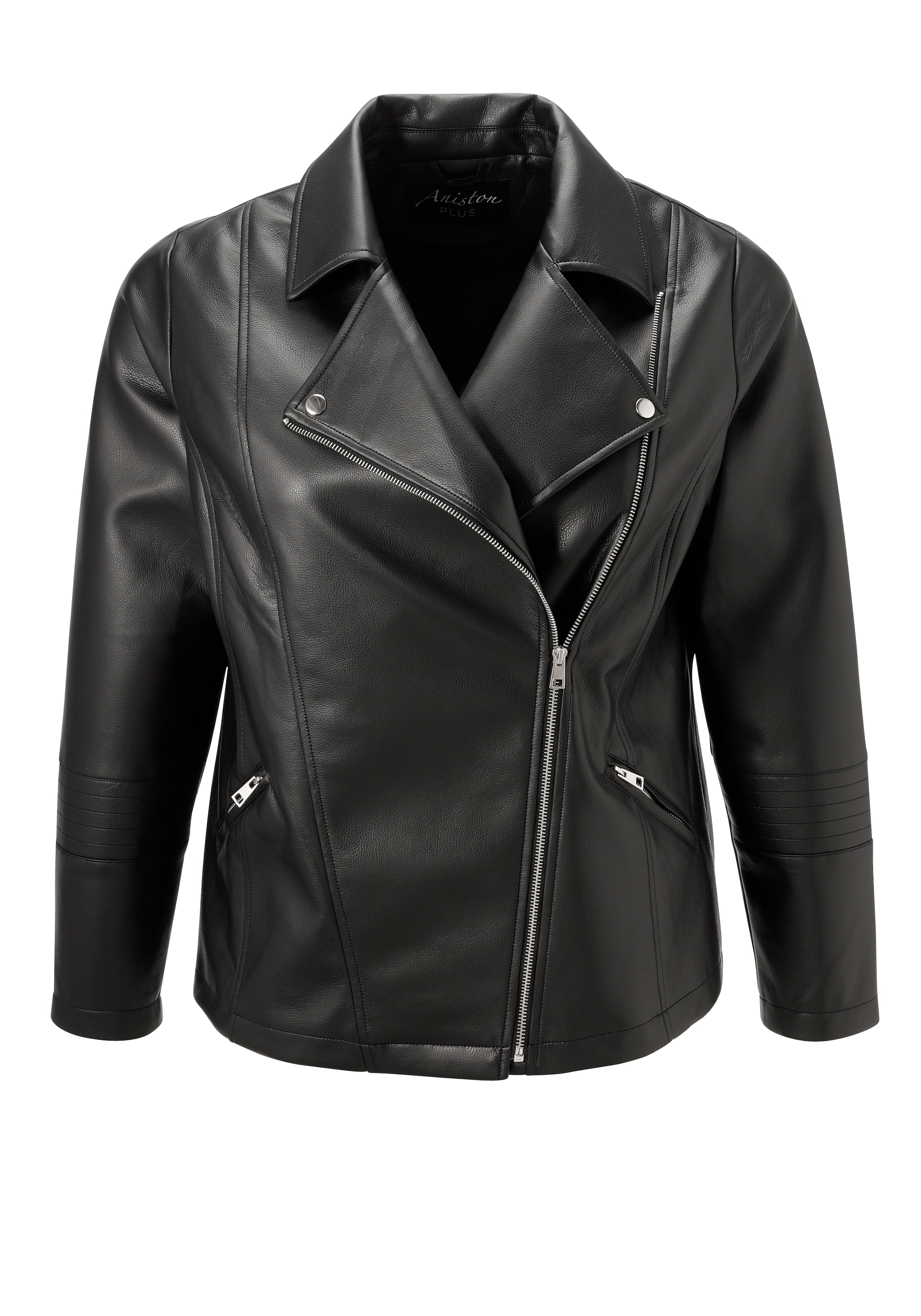 Aniston PLUS Bikerjacke, im Biker-Look - NEUE KOLLEKTION