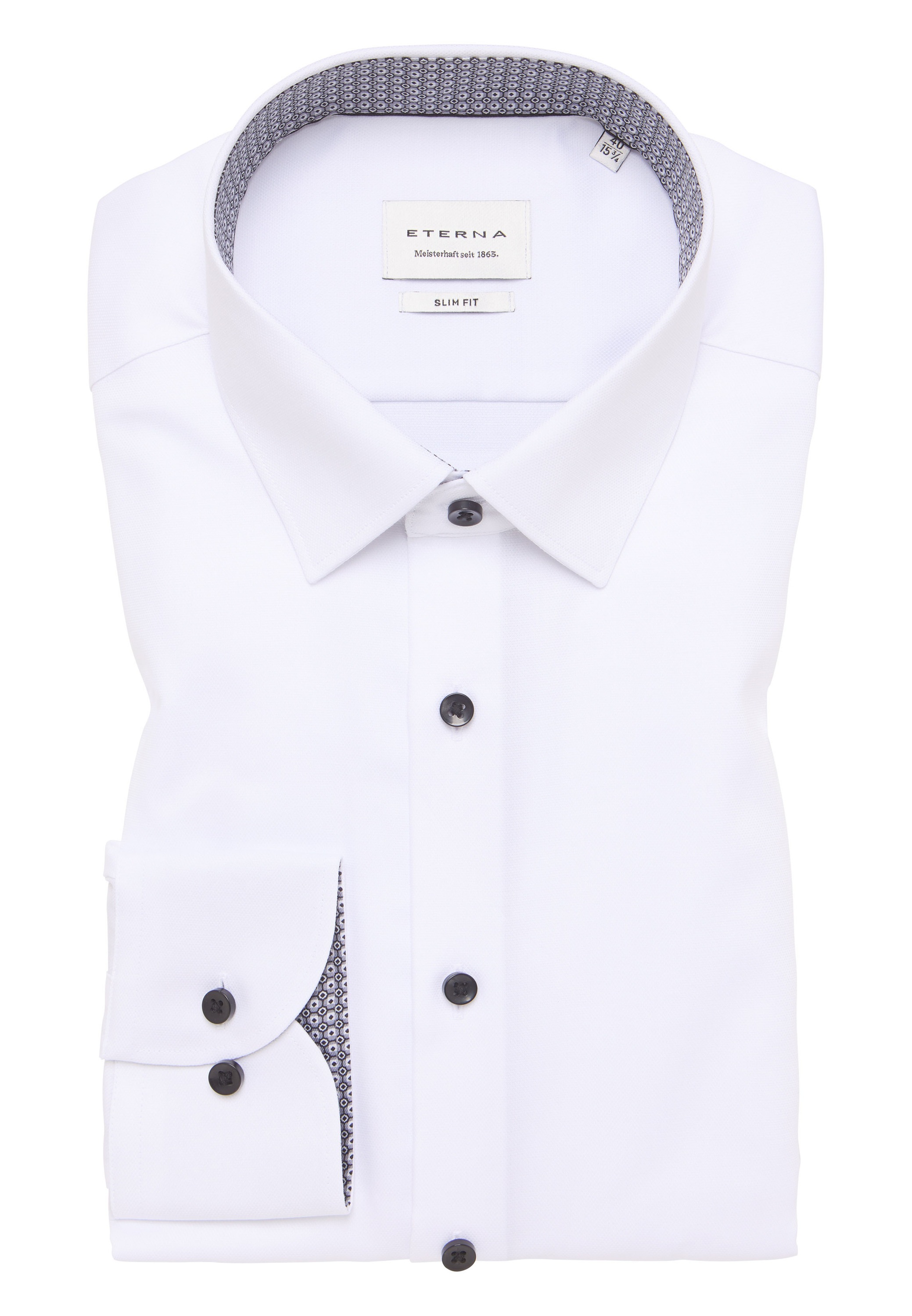 Eterna Langarmhemd »SLIM FIT«, NON IRON (bügelfrei)