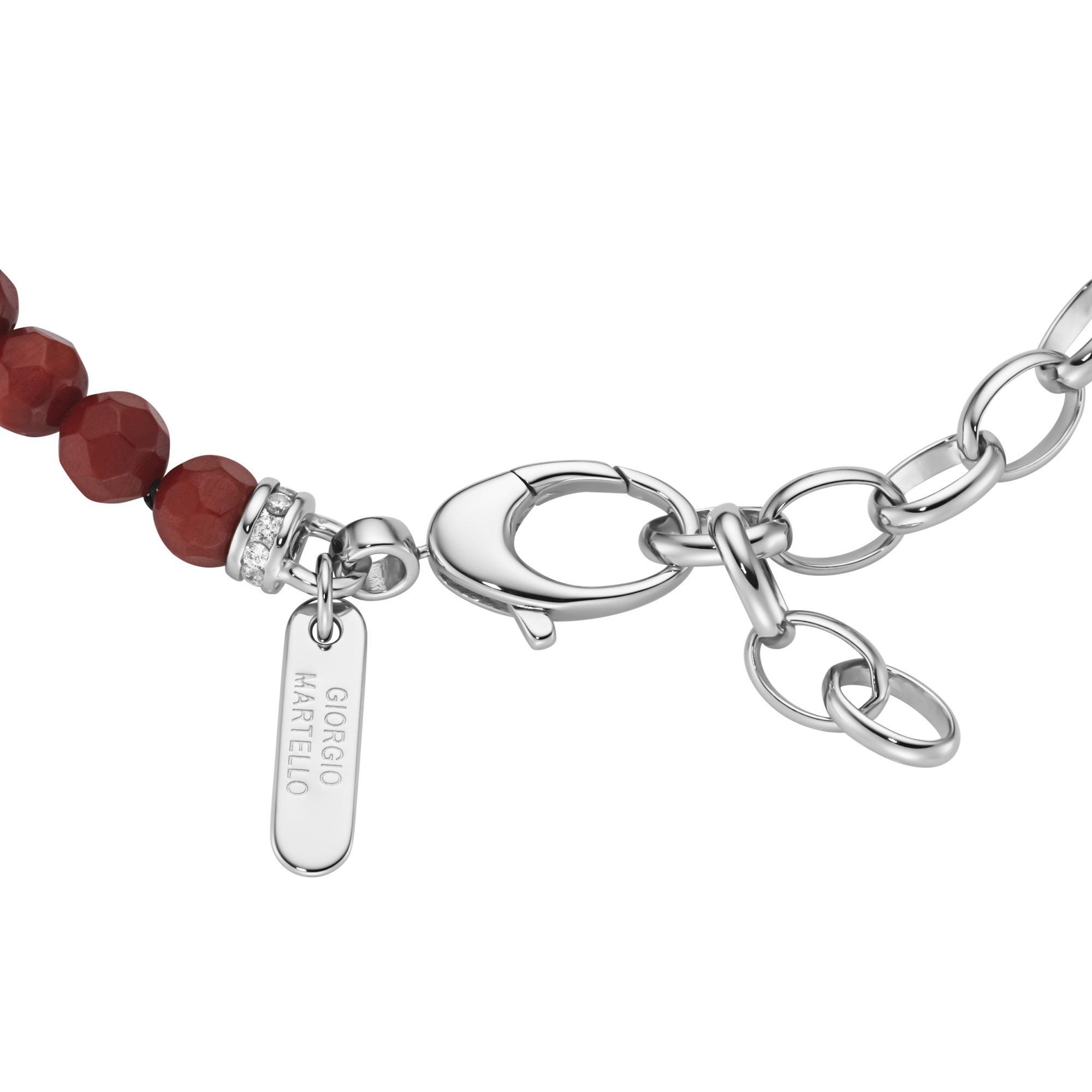 GIORGIO MARTELLO MILANO Armband »Armband mit Ziersteinen, Silber 925«