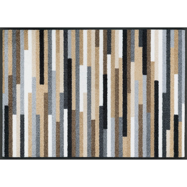 wash+dry by Kleen-Tex Fußmatte »Mikado Stripes«, rechteckig,  Schmutzfangläufer, modernes Streifen Design, rutschhemmend, waschbar bei  OTTO