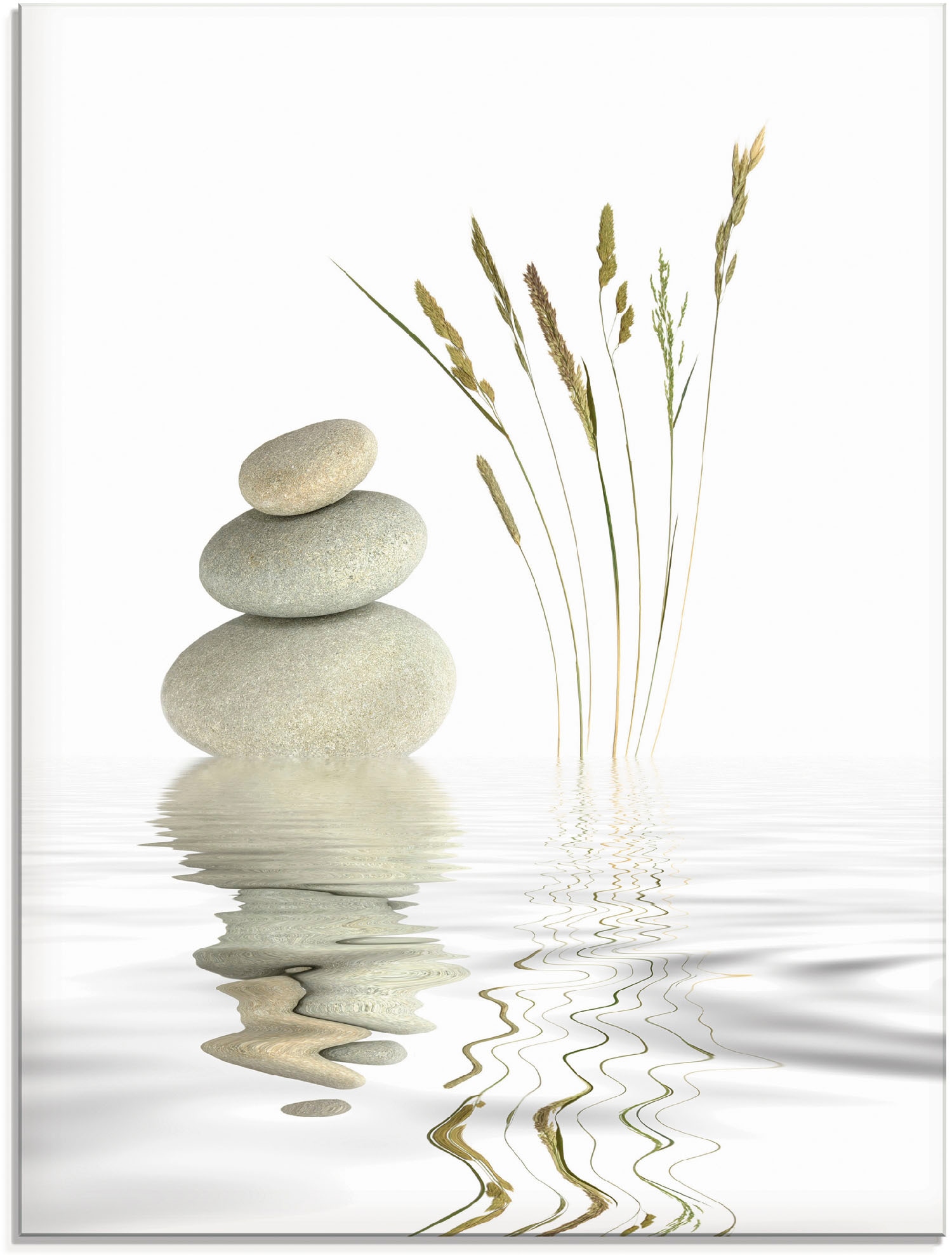 Artland Glasbild »Zen Friede«, Zen, (1 St.), in verschiedenen Größen