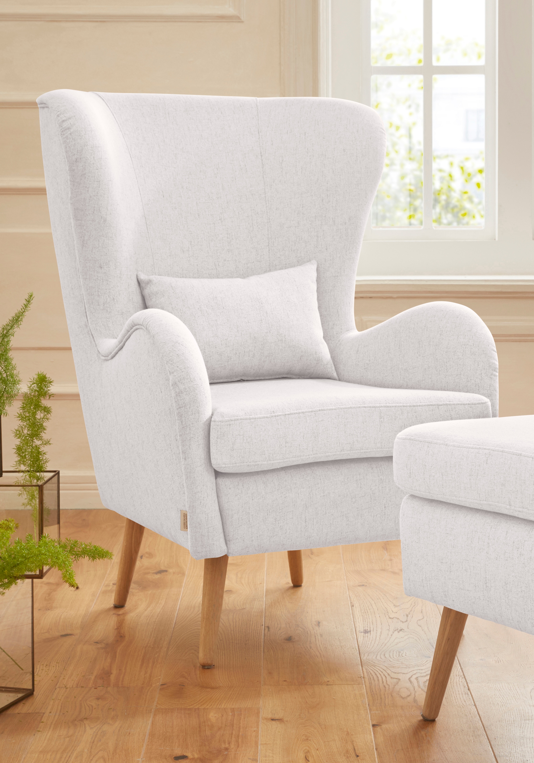 Home affaire Sessel »Sallito, Ohrensessel, TV-Sessel« für Wohnzimmer, auch in Samtcord