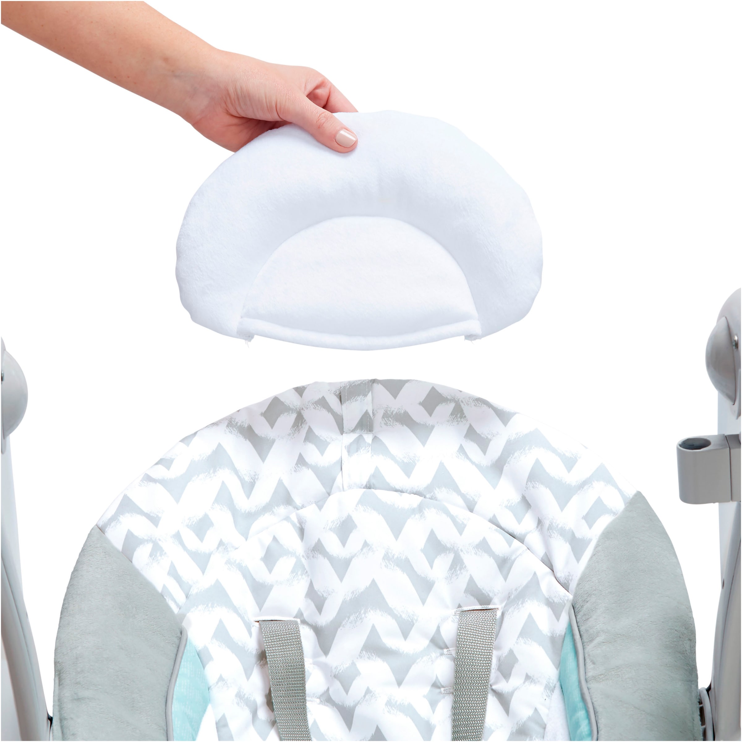 ingenuity Babyschaukel »ConvertMe Swing-2-Seat Portable Swing - Raylan« mit automatischer Schaukelfunktion und Sound-Effekt
