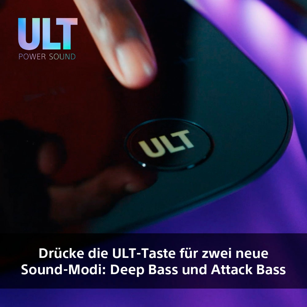 Sony Bluetooth-Speaker »ULT TOWER 10«, ultimativem tiefen Bass, X-Balanced Speakers, 360-LED-Beleuchtung