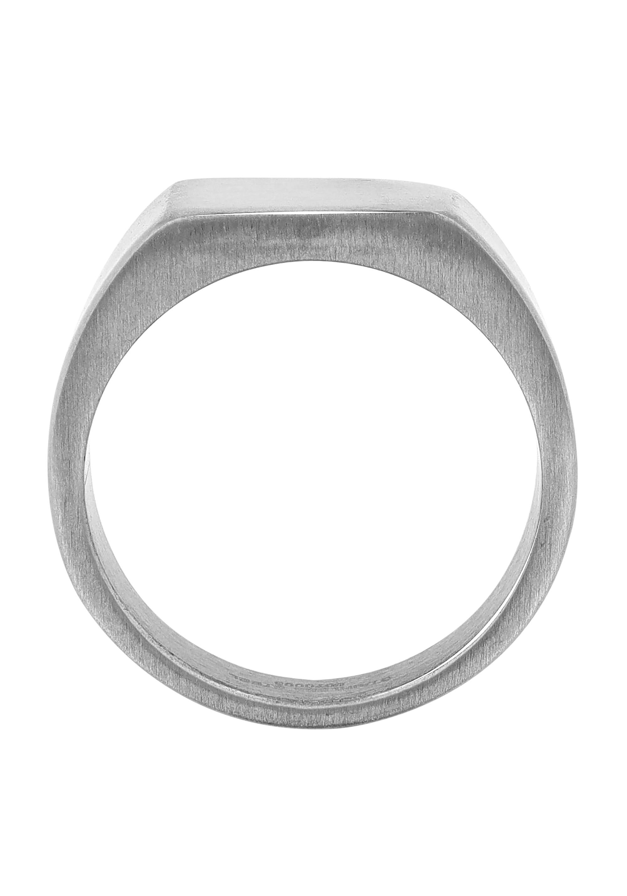 AKZENT Fingerring »"Wrap" Silberfarben Damen Herren - Edelstahl - Schlicht -«