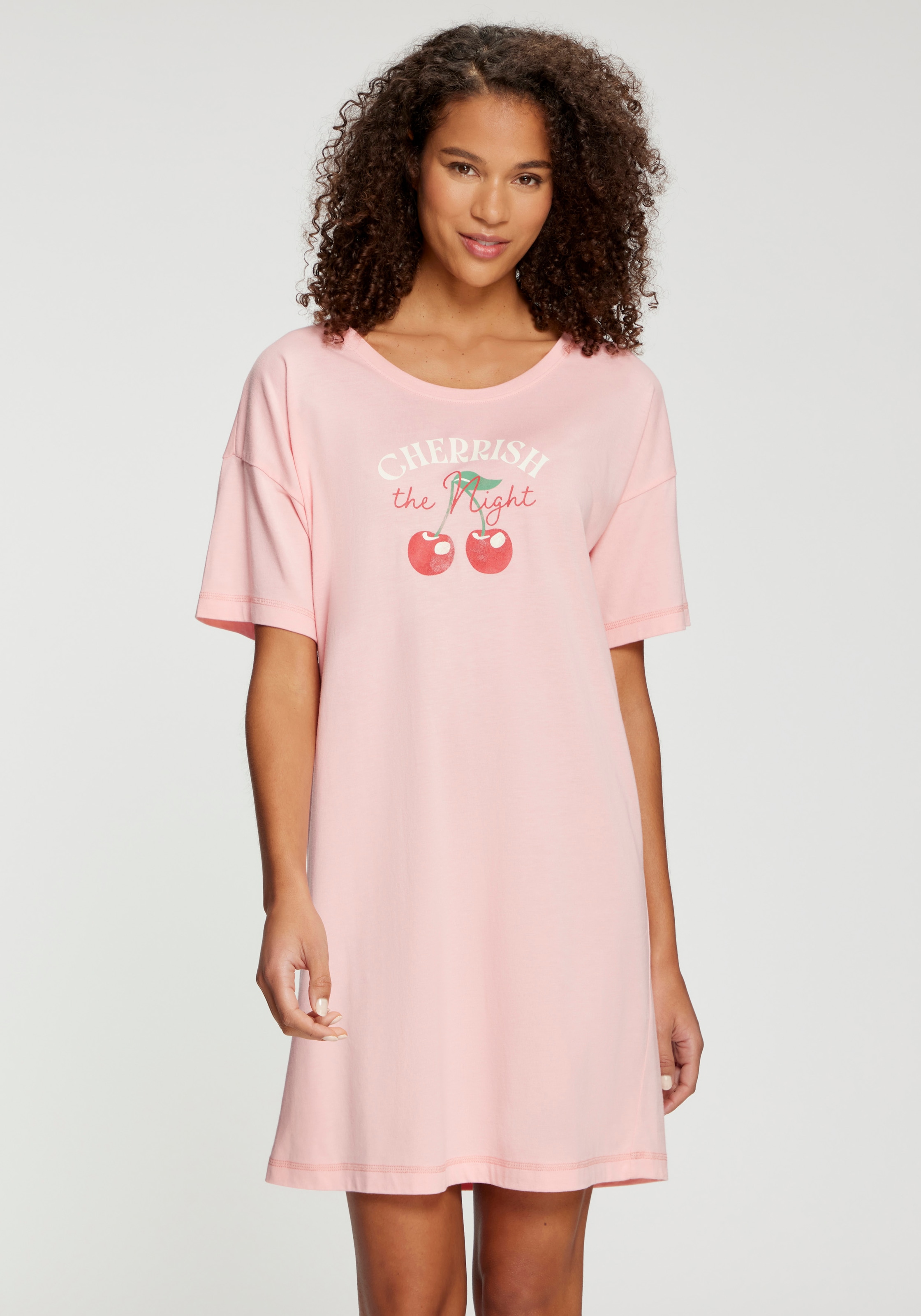 Vivance Dreams Sleepshirt mit süßem Früchtedruck