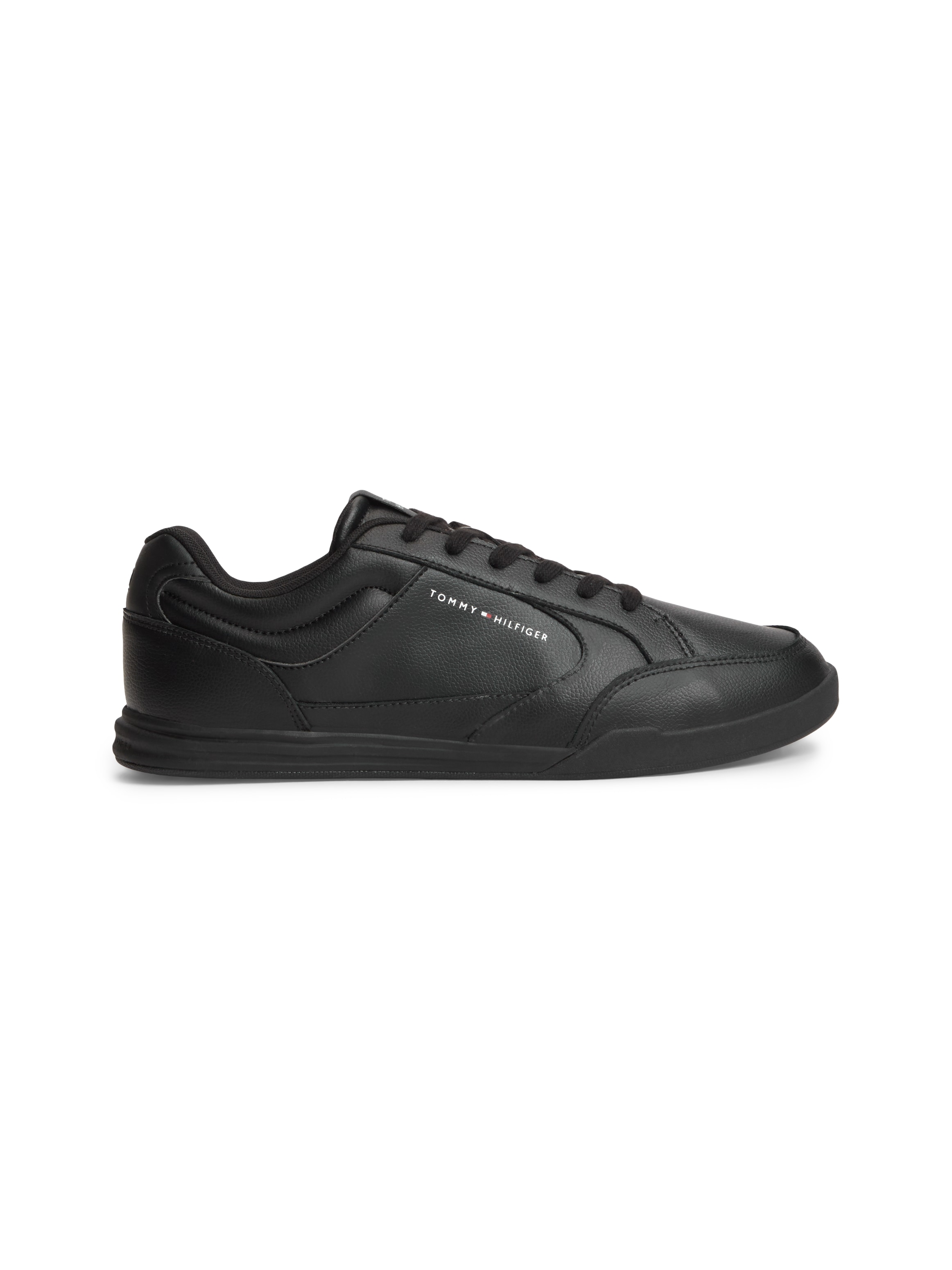 Tommy Hilfiger Sneaker »LOW PRO CUPSOLE  PERF LEATHER«  Schnürschuh, Halbschuh, Freizeitschuh mit seitlichem Logoschriftzug