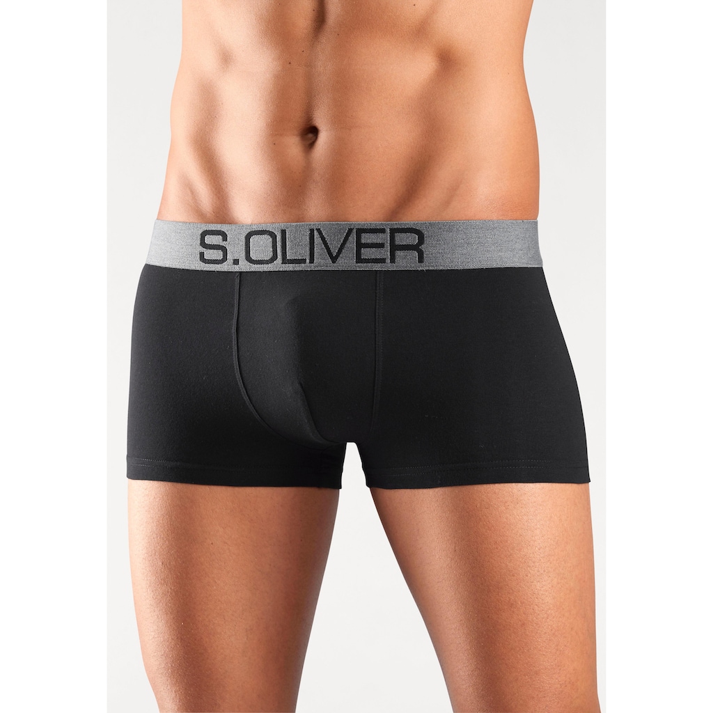 s.Oliver Boxershorts, (Packung, 4 St.)