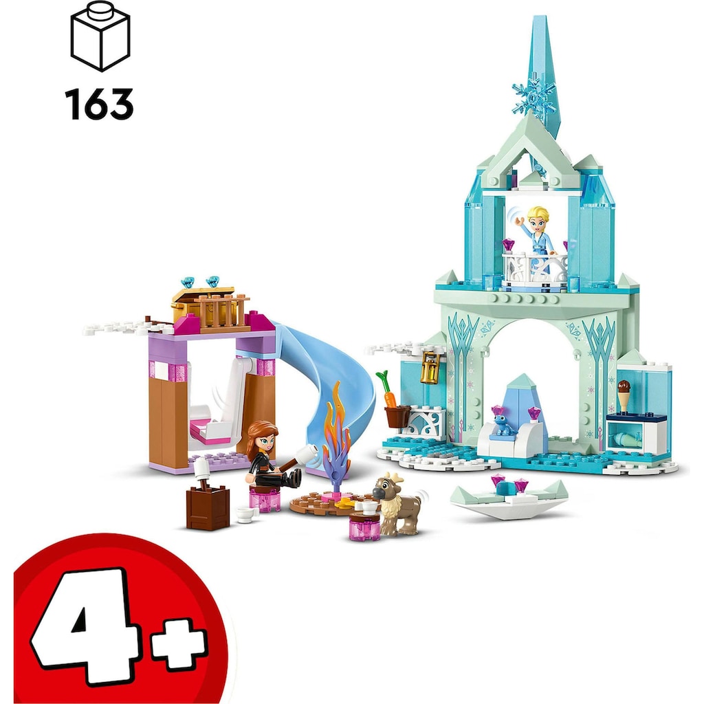 LEGO® Konstruktionsspielsteine »Elsas Eispalast (43238), LEGO Disney Princess«, (163 St.)