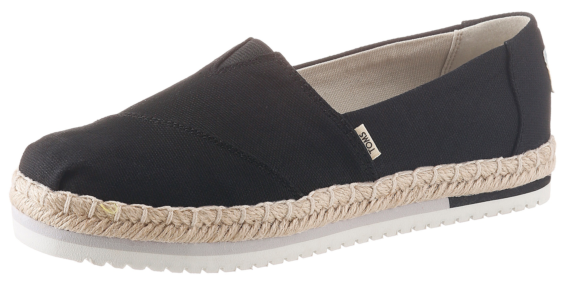 TOMS Espadrille »Alpargarta«, mit kleinem Stretcheinsatz