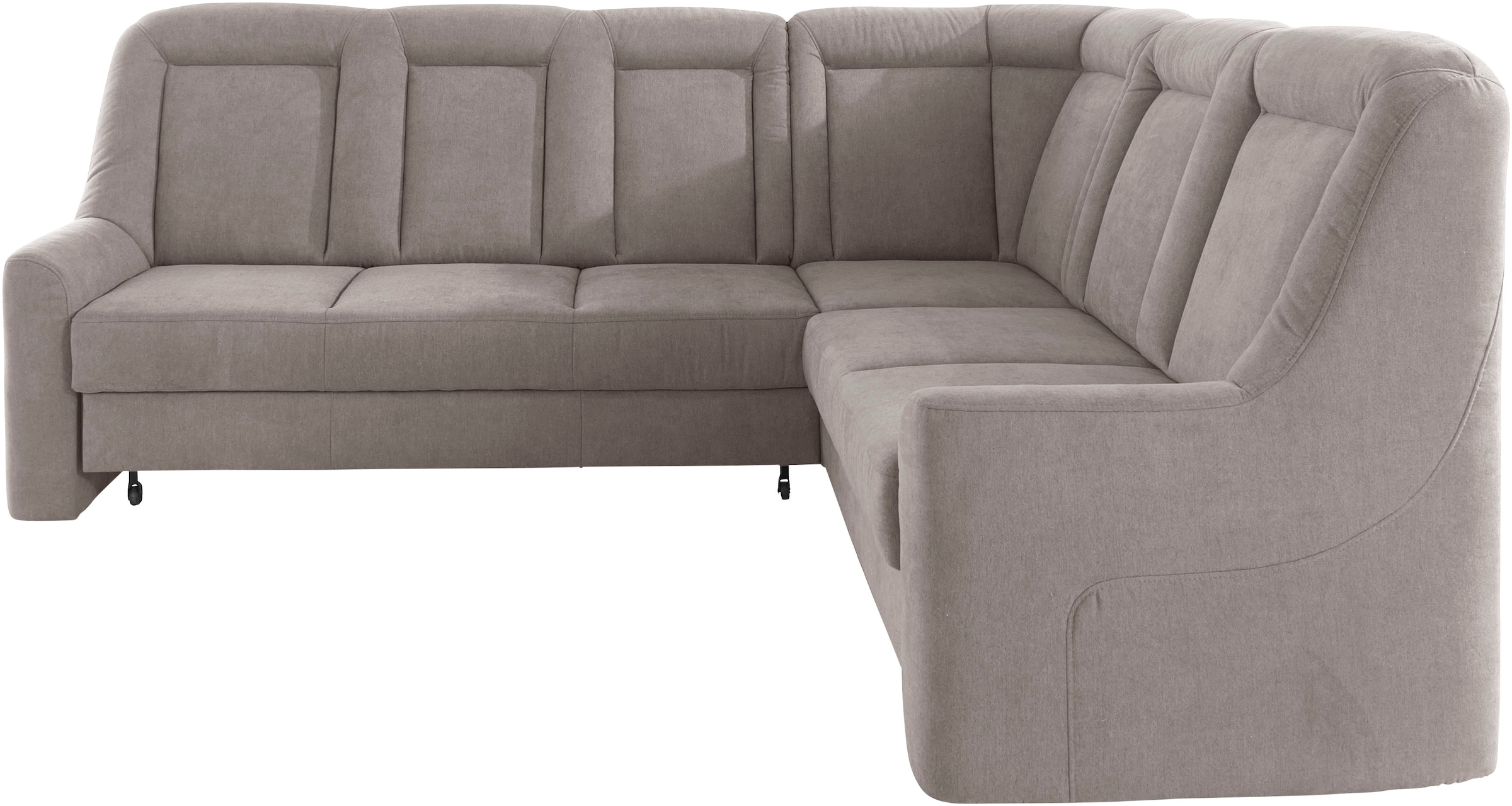 sit&more Ecksofa »Melissa L-Form« klassisches Polsterprogramm, wahlweise Bettfunktion und Schubkasten