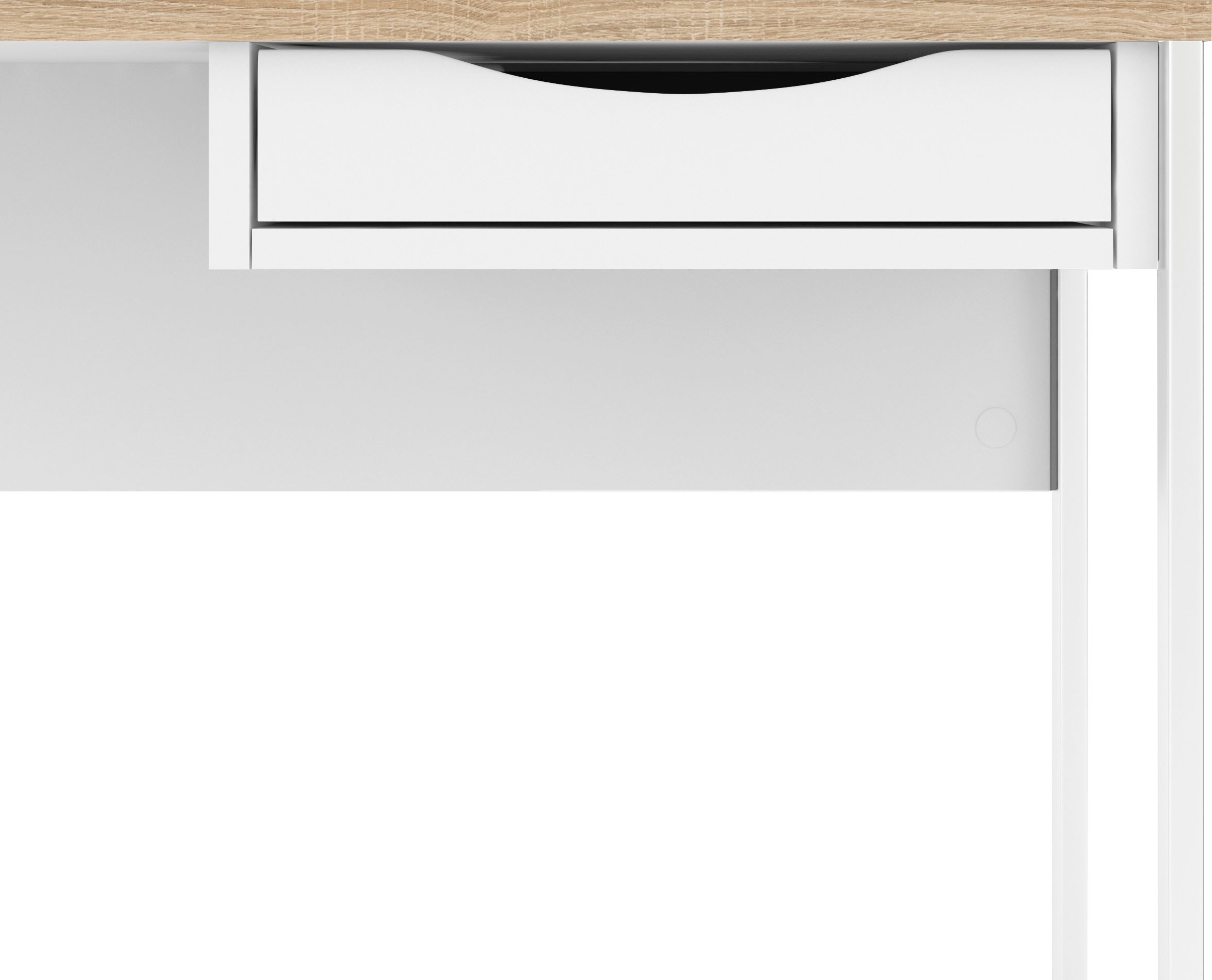 INOSIGN Schreibtisch »Plus«, mit vielen Stauraummöglichkeiten, zeitloses Design