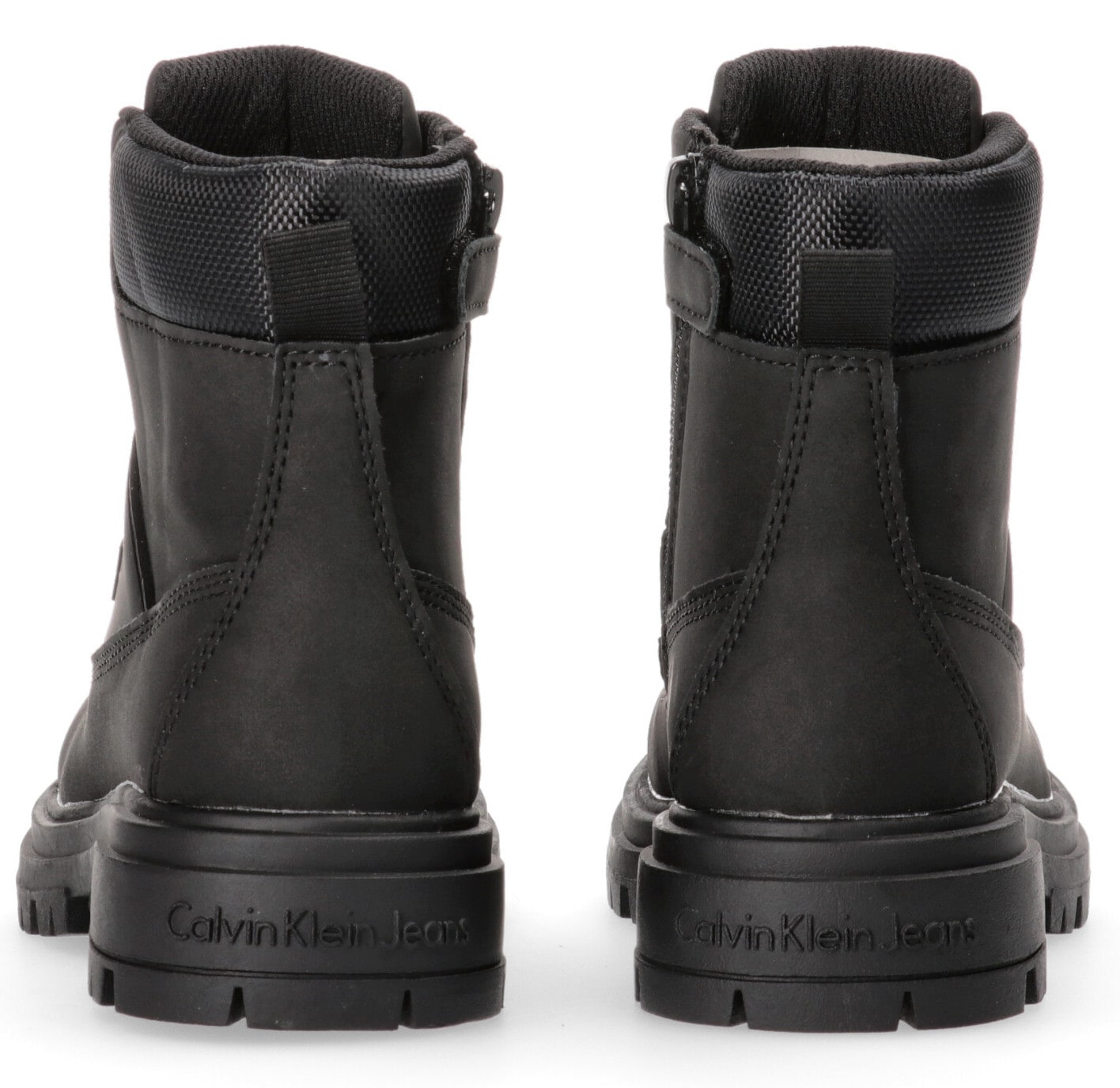 Calvin Klein Jeans Schnürboots, Worker Boots, Schnürstiefel, Winterboots mit Blockabsatz
