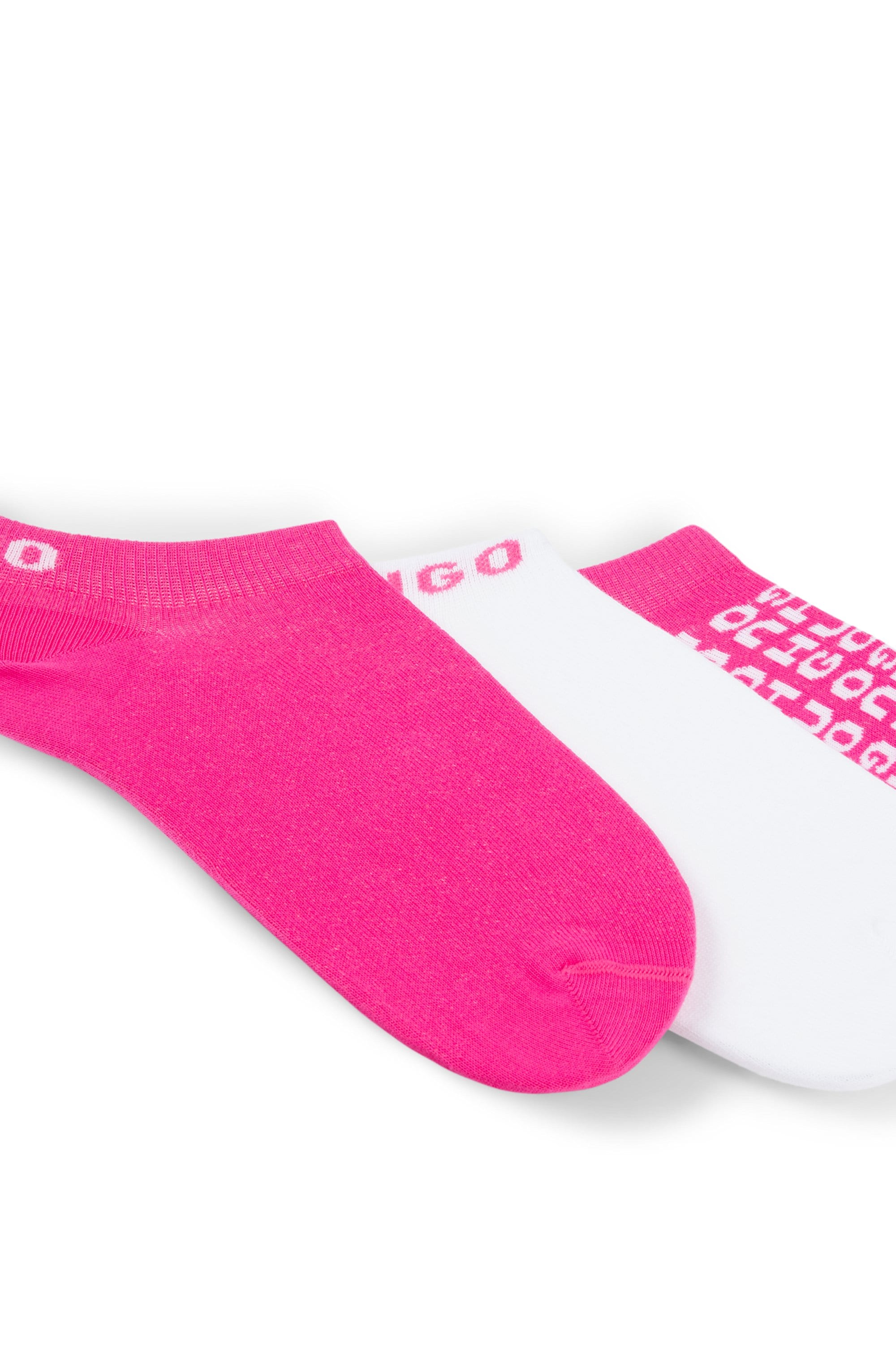 HUGO Underwear Socken »3P AS AO LOGO CC«, (Packung, 3 Paar, 3er Pack), mit kontrastfarbenen Logoschriftzug