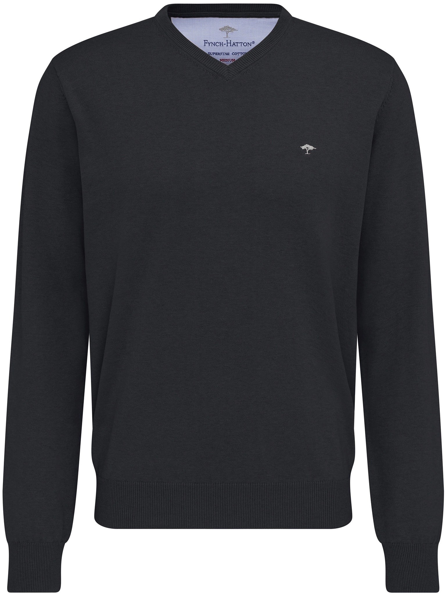 FYNCH-HATTON Strickpullover »FYNCH-HATTON Pullover mit V-Kragen«, mit V-Ausschnitt