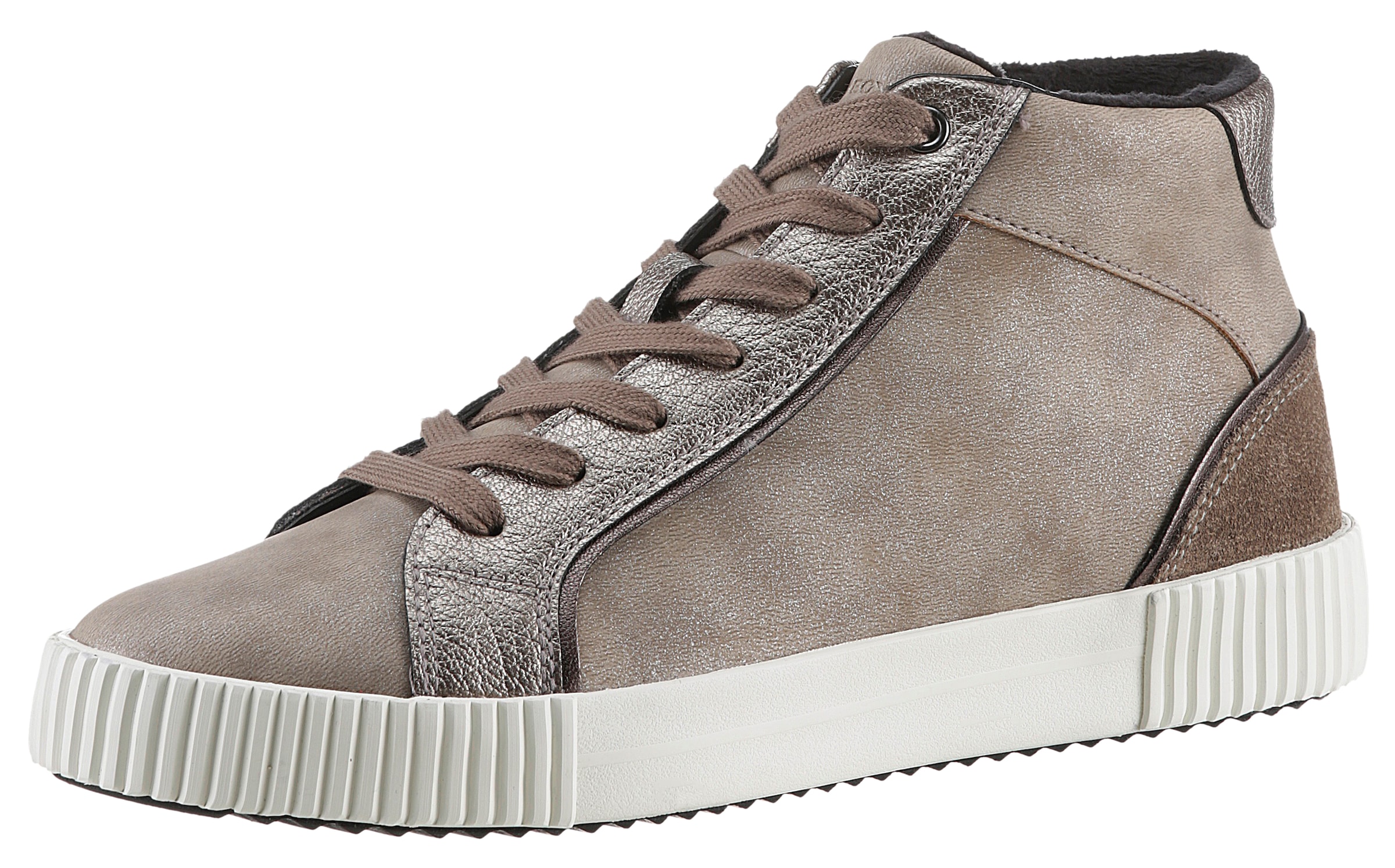 Geox Sneaker »D BLOMIEE G«, High Top Sneaker, Schnürboots, Winterboots mit wärmendem Futter