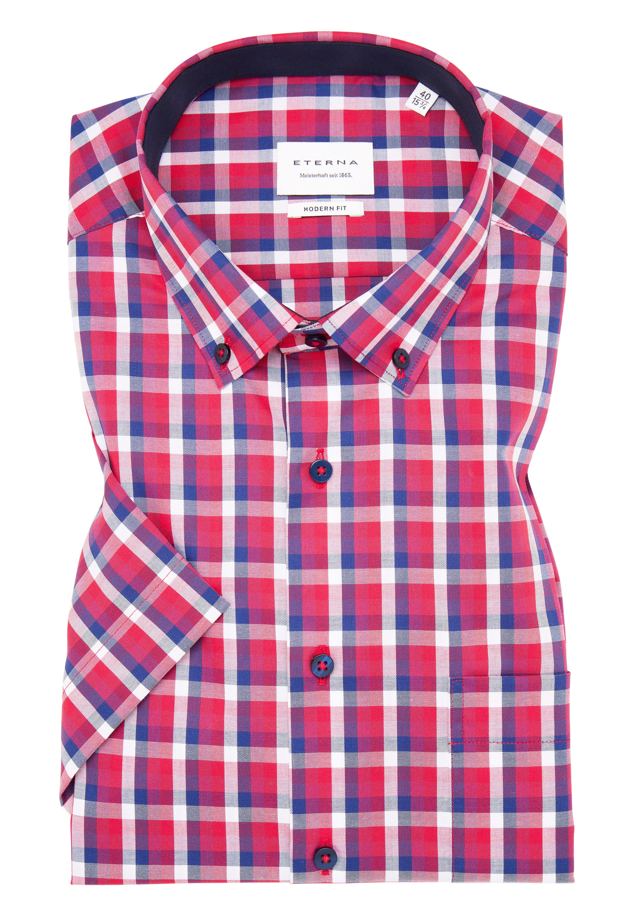 Eterna Kurzarmhemd »MODERN FIT«, NON IRON (bügelfrei)