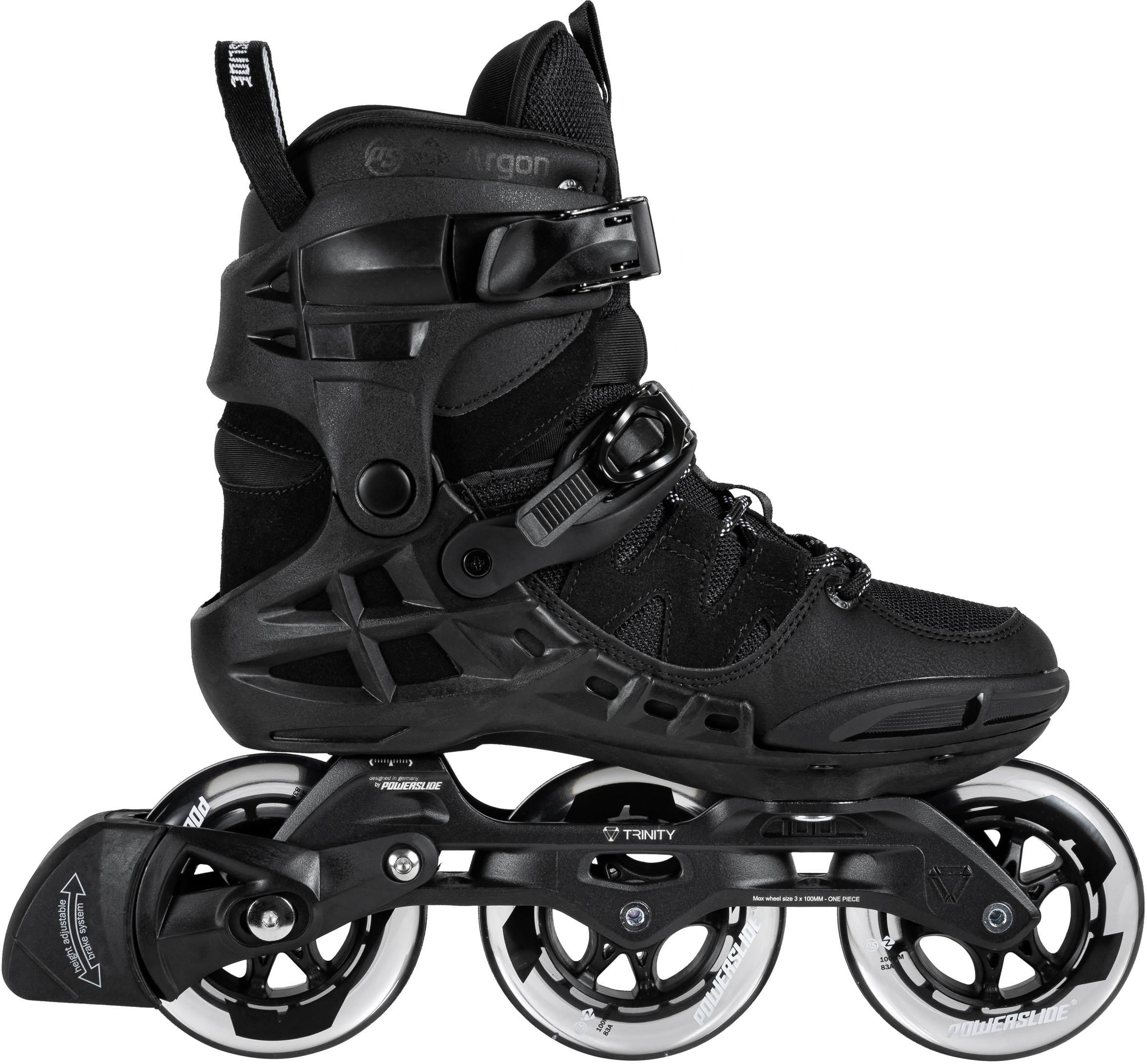 Powerslide Inlineskates »Phuzion Argon Black 100«