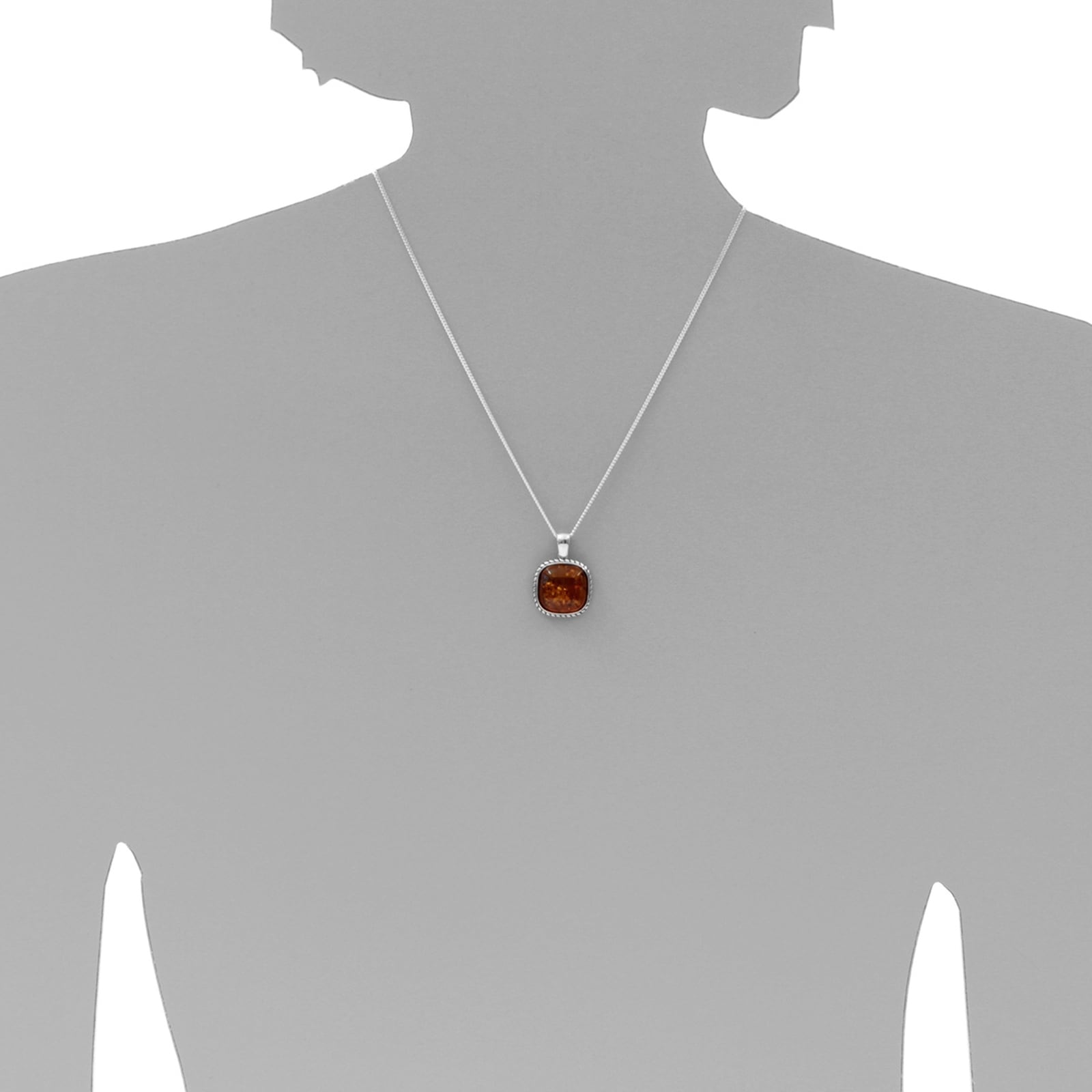 OSTSEE-SCHMUCK Kettenanhänger »- Franziska - Silber 925/000 - Bernstein«