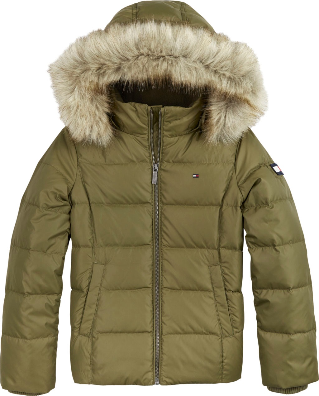 TOMMY HILFIGER Winterjacke, taillierte Form