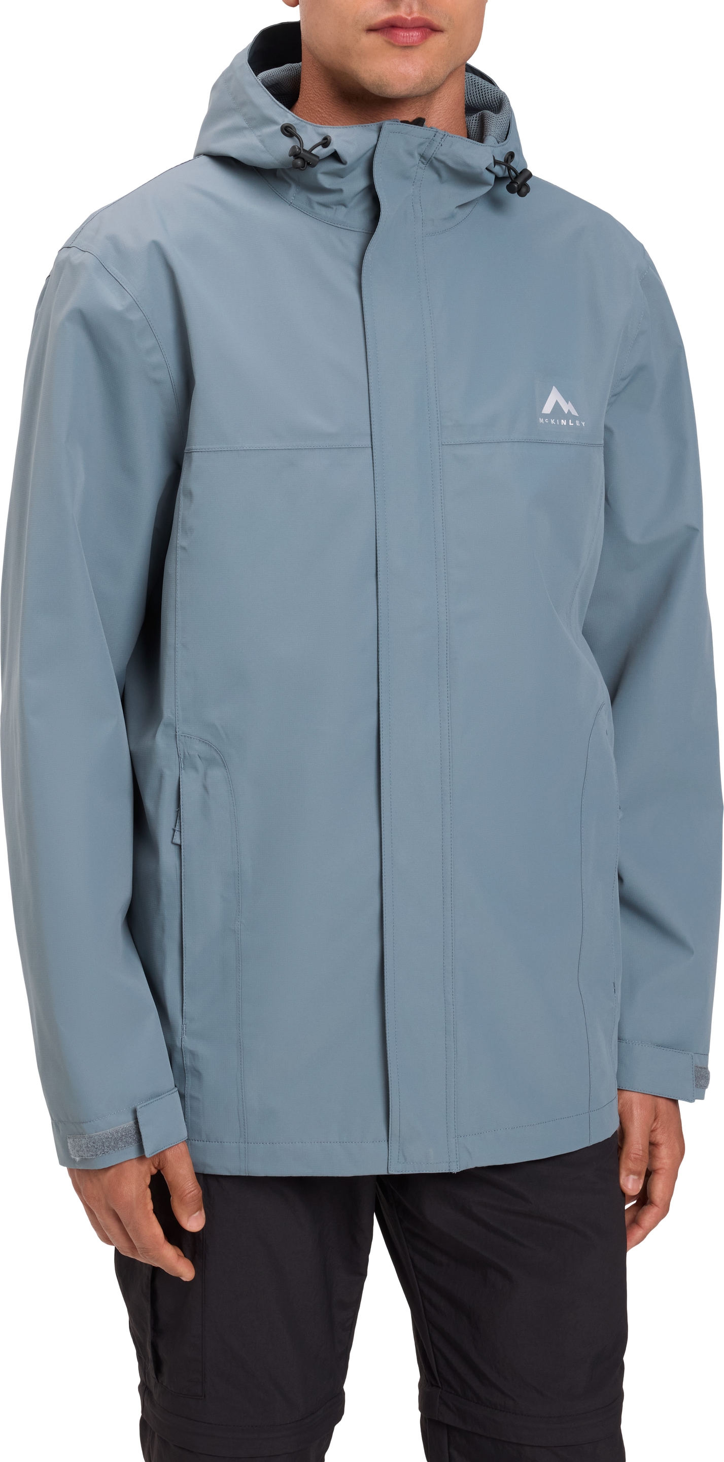 McKINLEY Regenjacke »HE.-REGENJACKE CARLIDE II M« mit AQUAMAX Technologie, atmungsaktiv, mit Kinnschutz