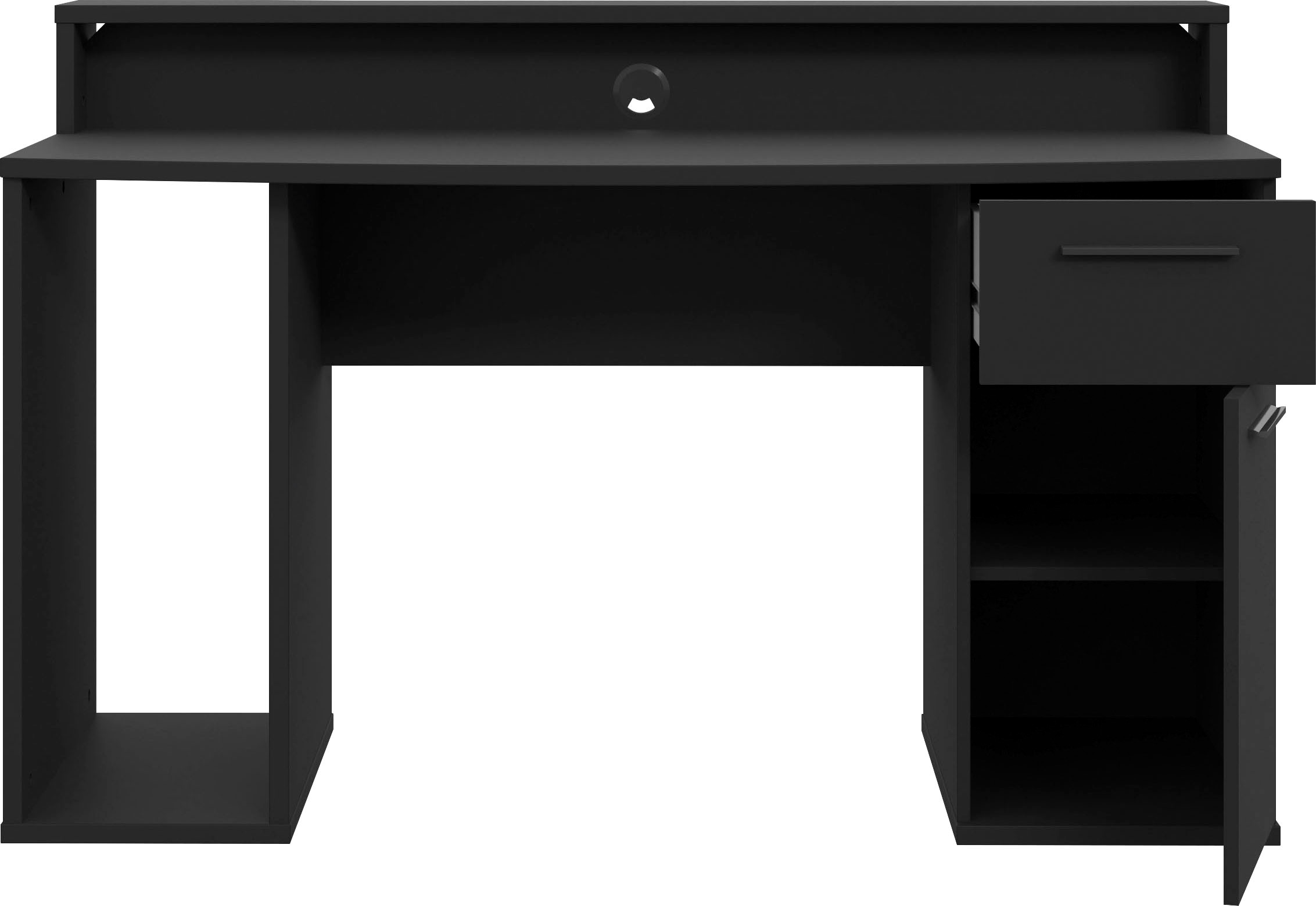 FORTE Gamingtisch »Ayo«, mit LED-RGB Beleuchtung, moderner Schreibtisch, Breite 140 cm