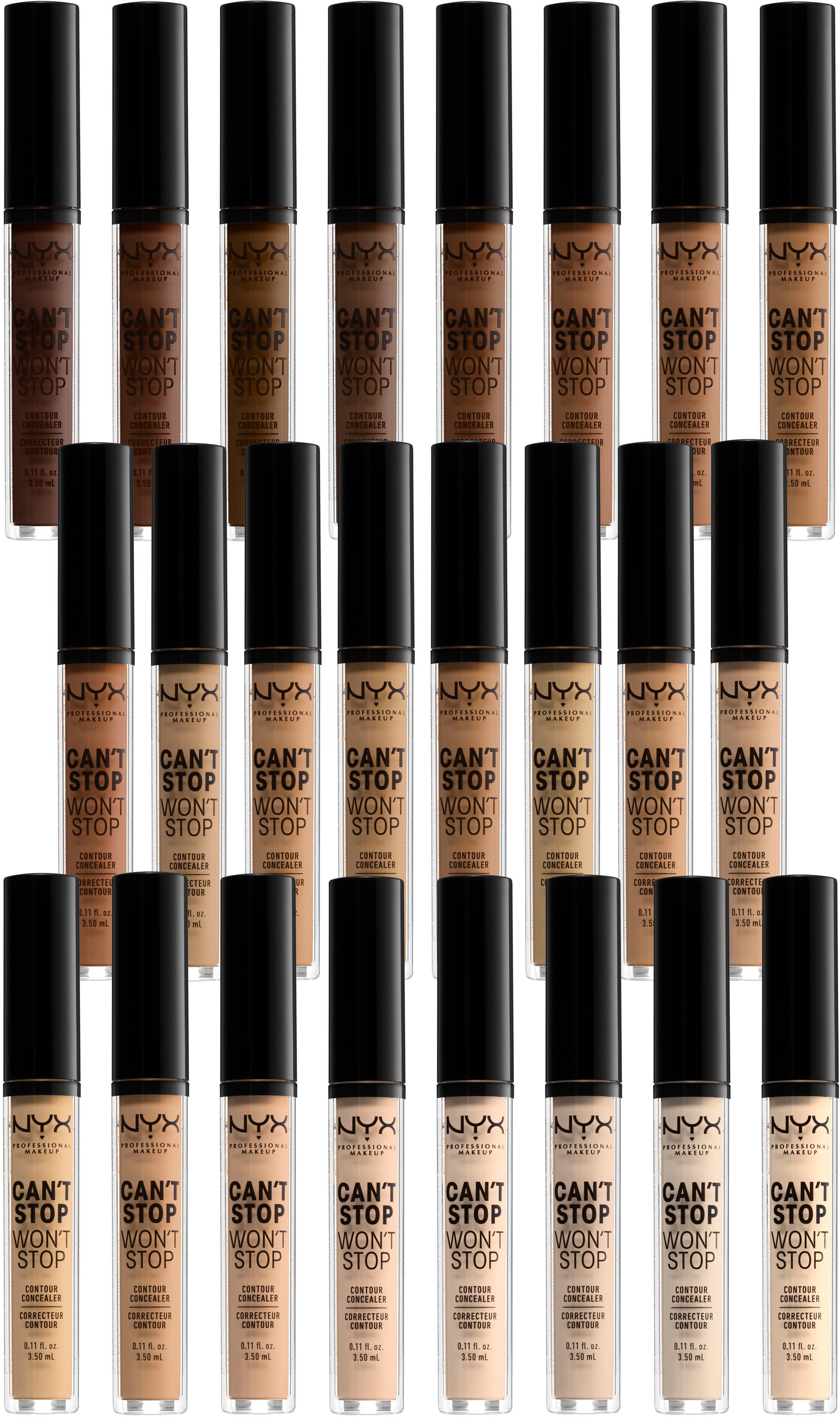 NYX PROFESSIONAL MAKEUP Concealer »CANT'T STOP WON'T STOP CONTUR CONCEALER« leichte, verblendbare und matte Formulierung