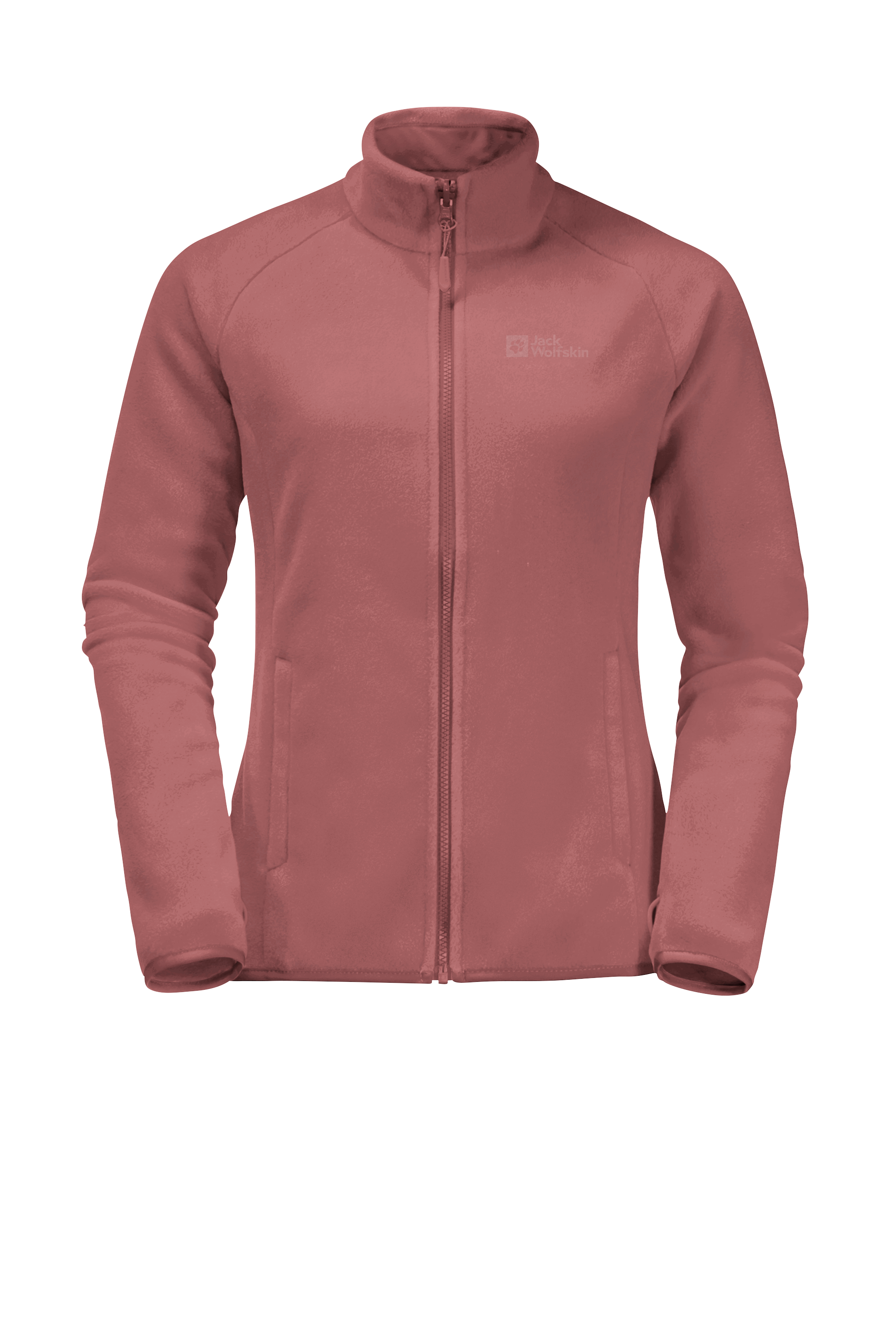 Jack Wolfskin Fleecejacke »MOONRISE FZ W«, mit kurzem Systemreißverschluss für Wanderungen