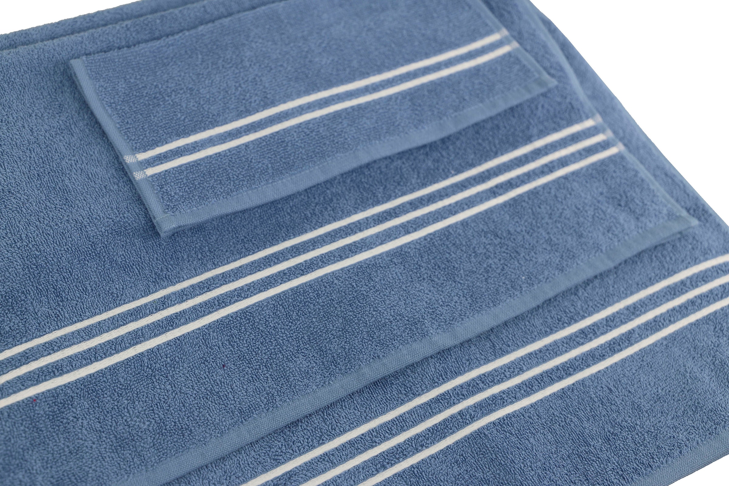 KangaROOS Handtuch Set »Dalia«, Set, 6 tlg., Walkfrottier, mit  Streifenbordüre, einfarbiges Handtuch-Set aus 100% Baumwolle im OTTO Online  Shop