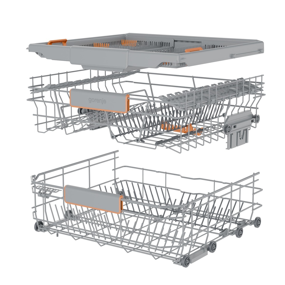 GORENJE Standgeschirrspüler »GS673A96X« 9,4 l 16 Maßgedecke TotalDry - automatische Türöffnung