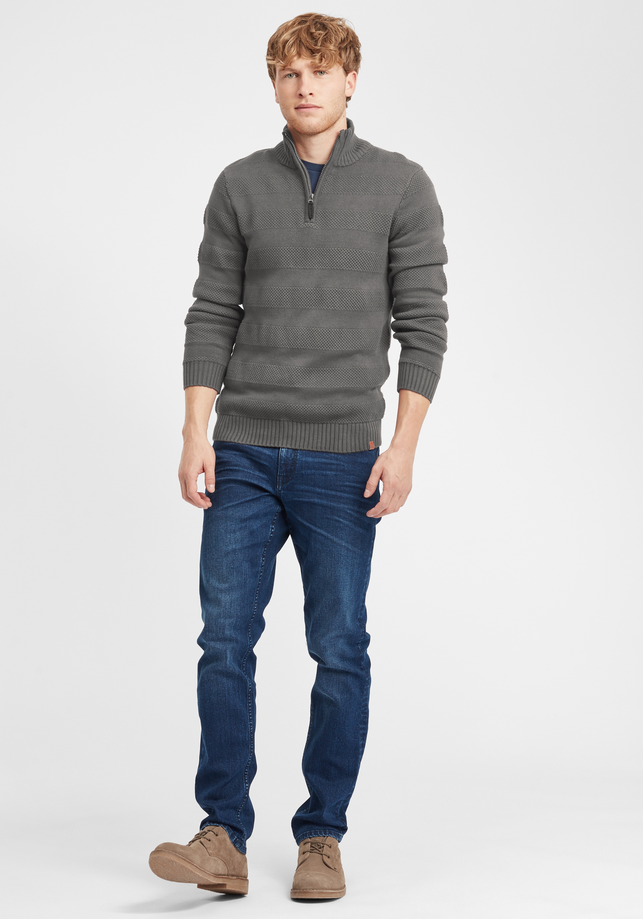 Blend Strickfleece-Pullover »Strickpullover BHGaspar«