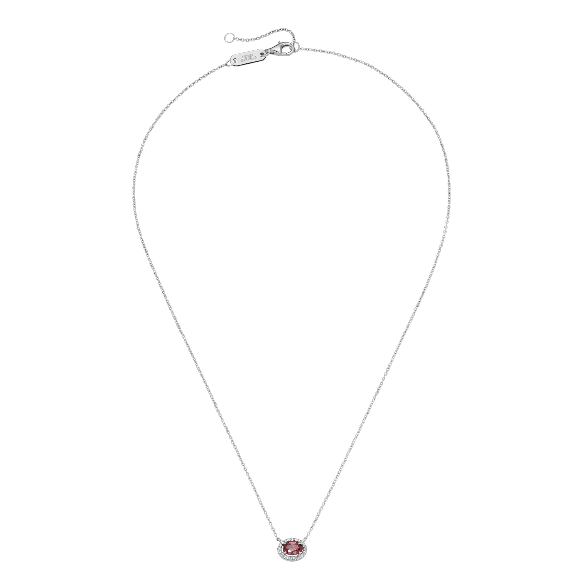 GIORGIO MARTELLO MILANO Collier »Collier Ziersteine, Zirkonia weiß, Silber 925«