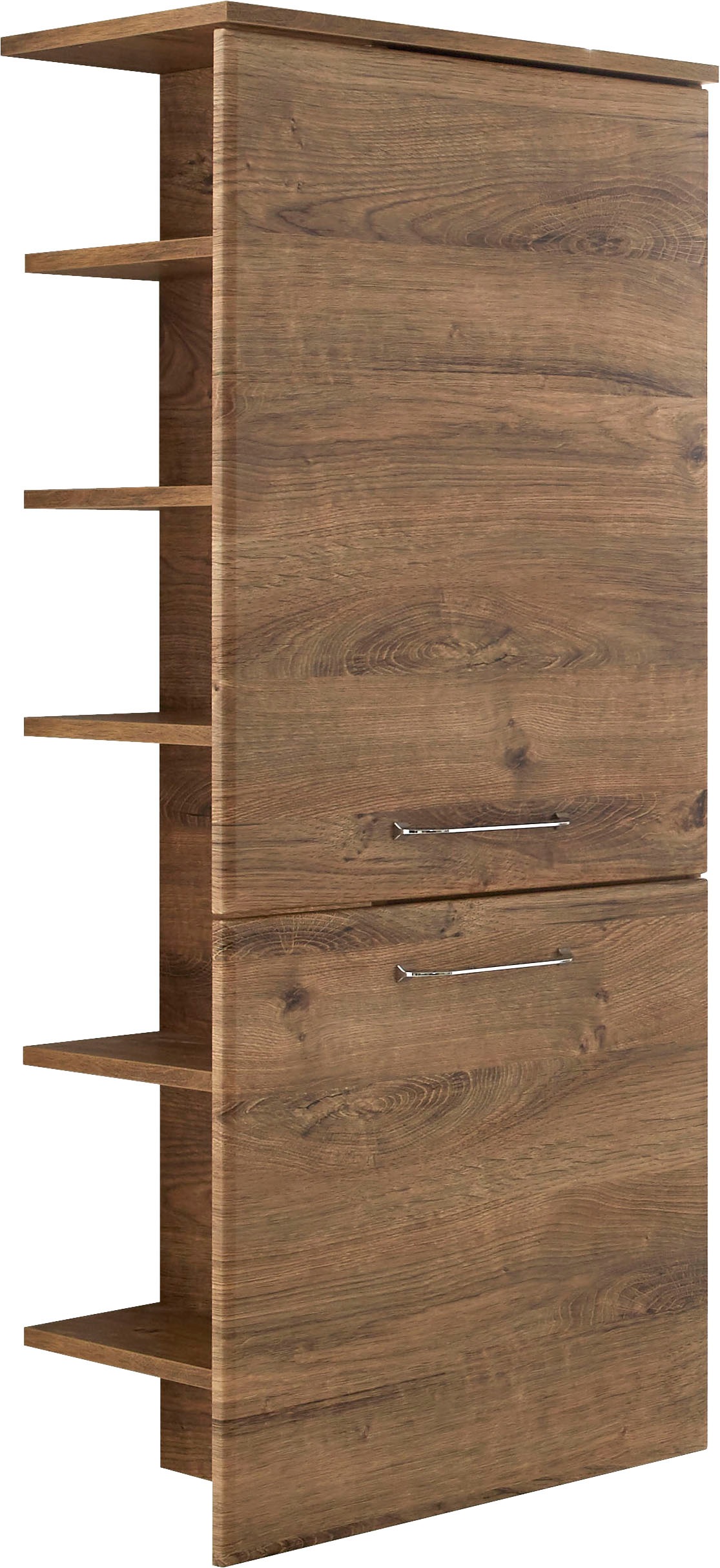 PELIPAL Midischrank »Quickset«, Breite 50 cm, Höhe 123 cm, Glaseinlegeböden, seitliches Regal