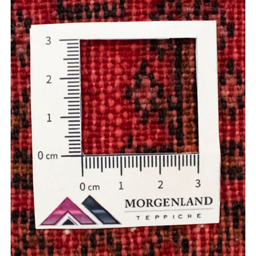 morgenland Wollteppich »Turkaman Teppich handgeknüpft rot«, rechteckig