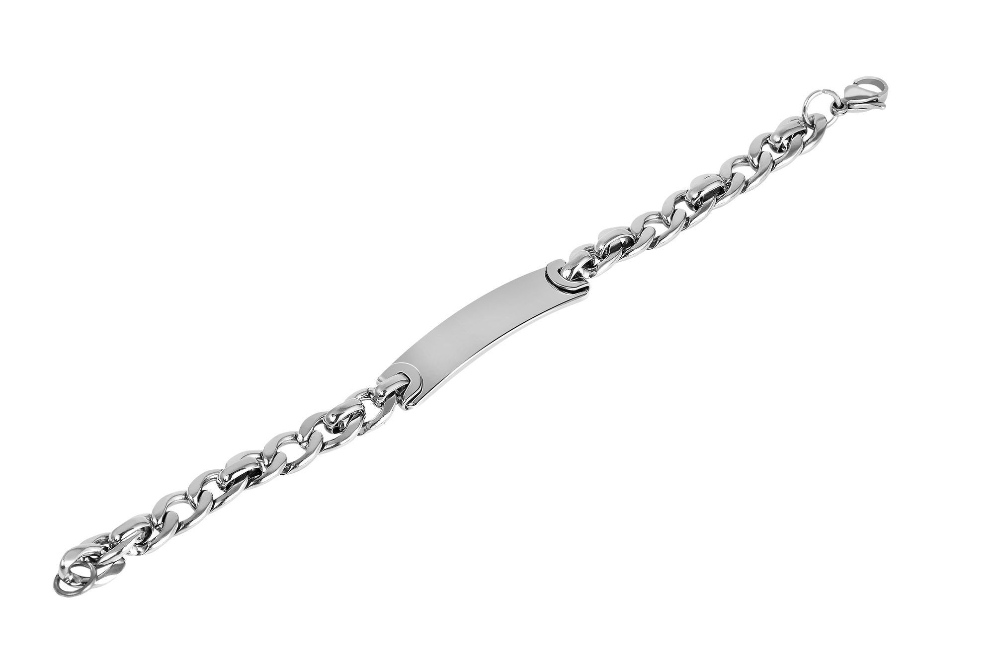 Adelia´s Panzerarmband »Unisex Armband ¿ Panzerarmband aus Edelstahl 21 cm«