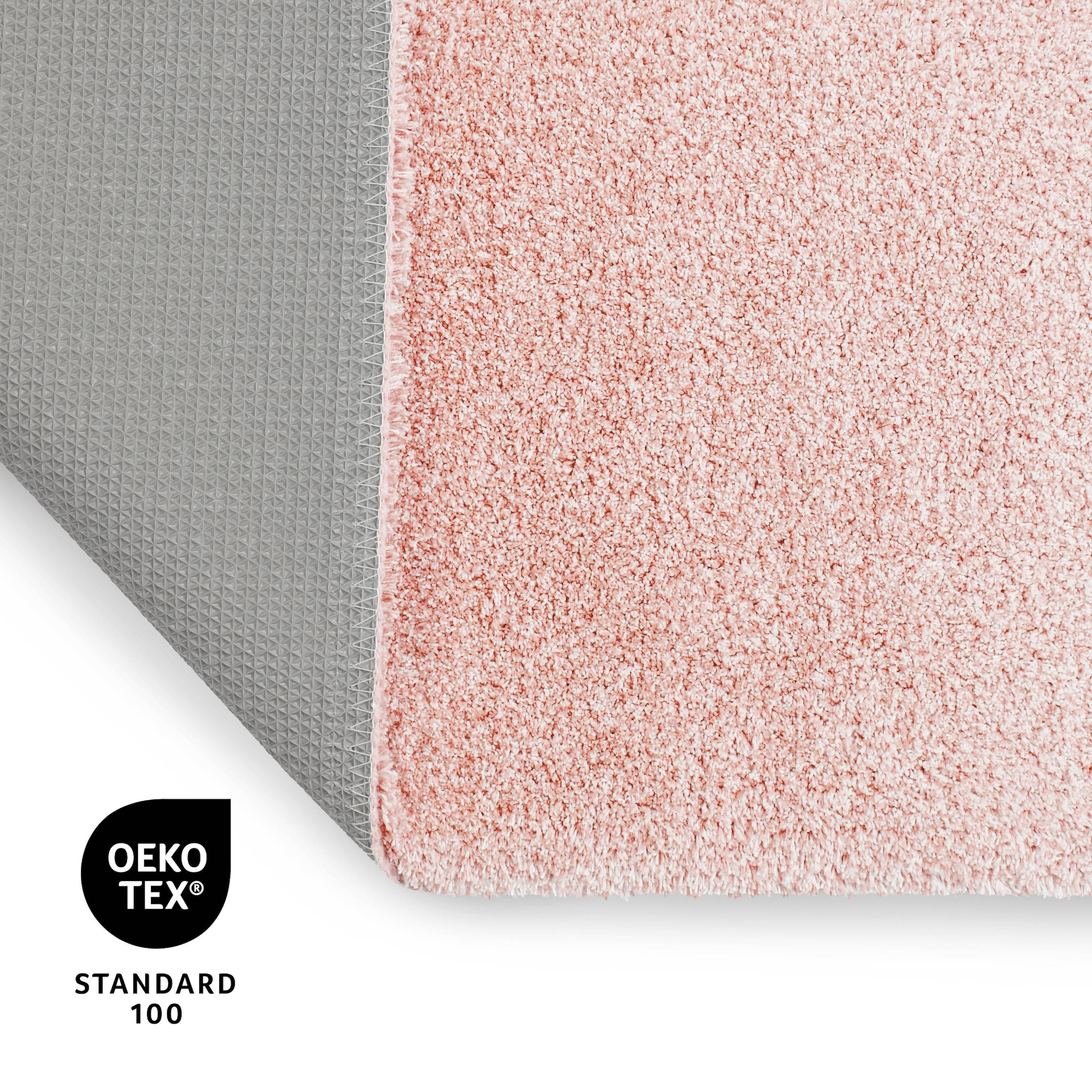 OTTO home Badematte »Utta«, rutschhemmend beschichtet, schnell trocknend, Badteppich, getuftet, mit modernem Farbverlauf, flauschig, hochflor